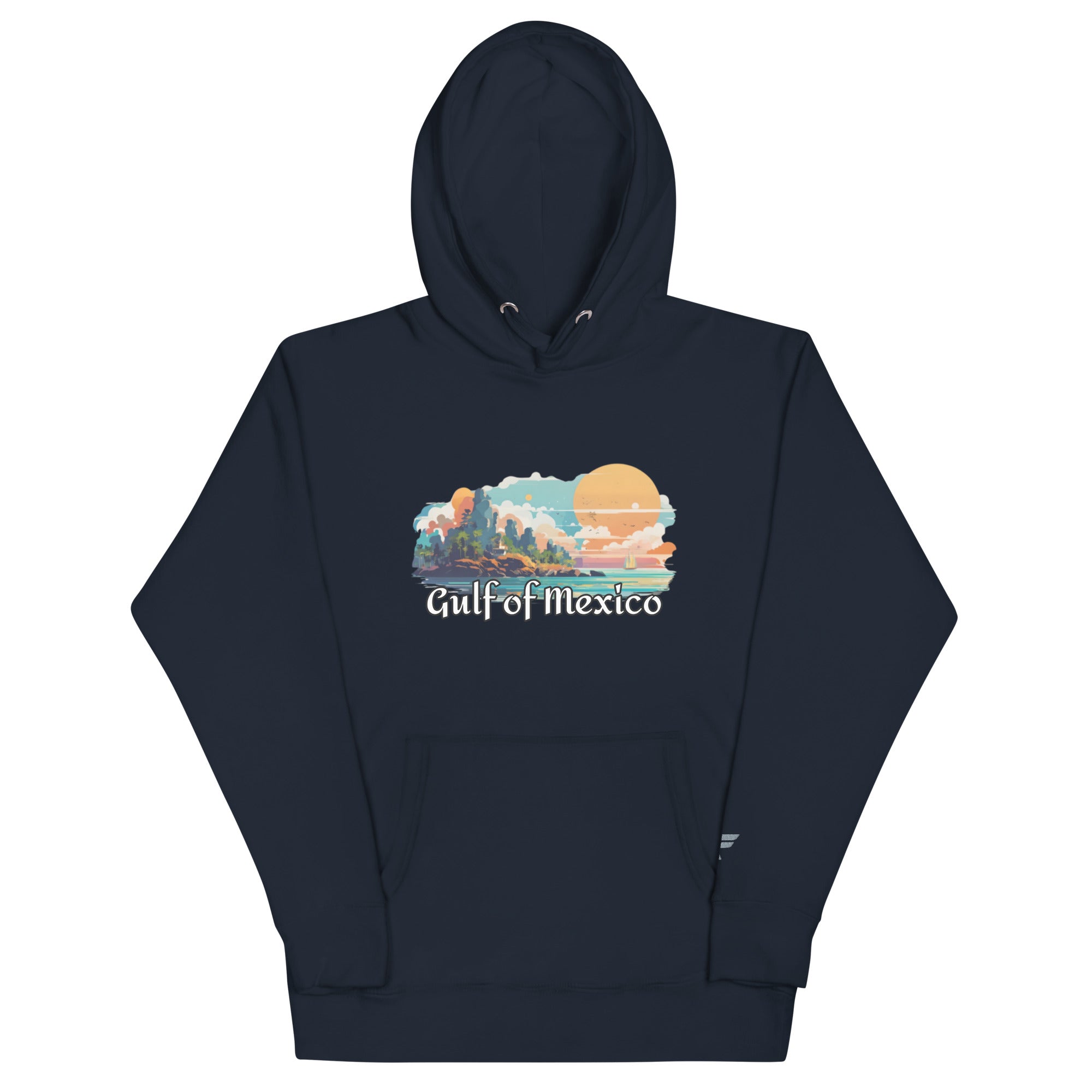 Gulf of Mexico Coastline Hoodie - Fuerza Athletics
