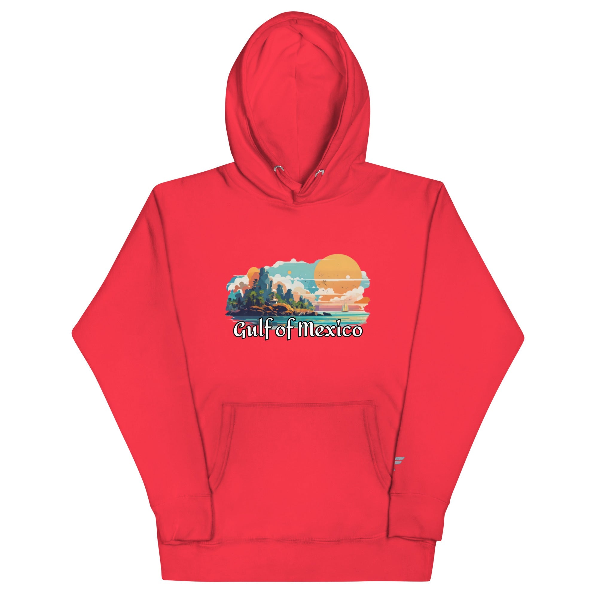 Gulf of Mexico Coastline Hoodie - Fuerza Athletics