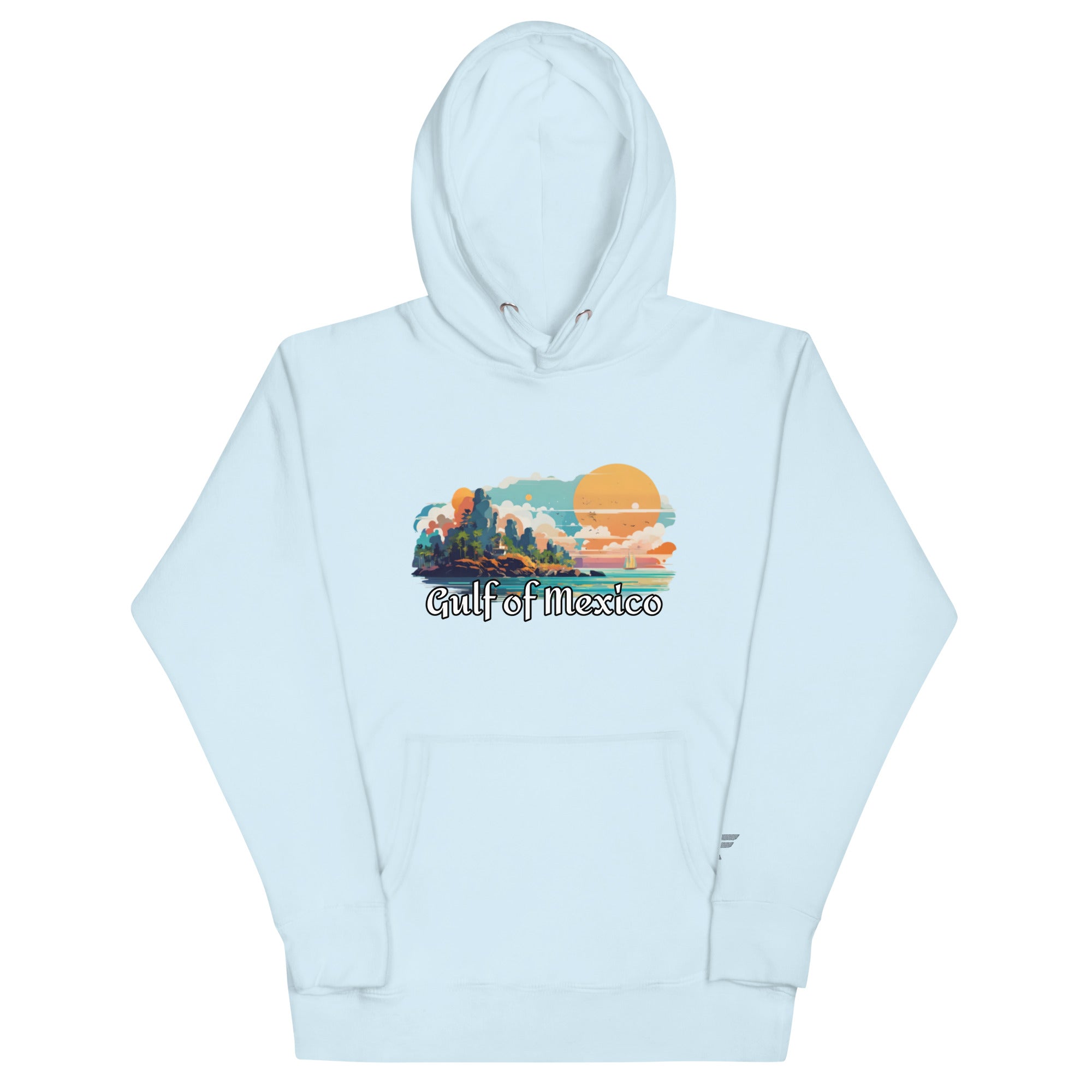 Gulf of Mexico Coastline Hoodie - Fuerza Athletics