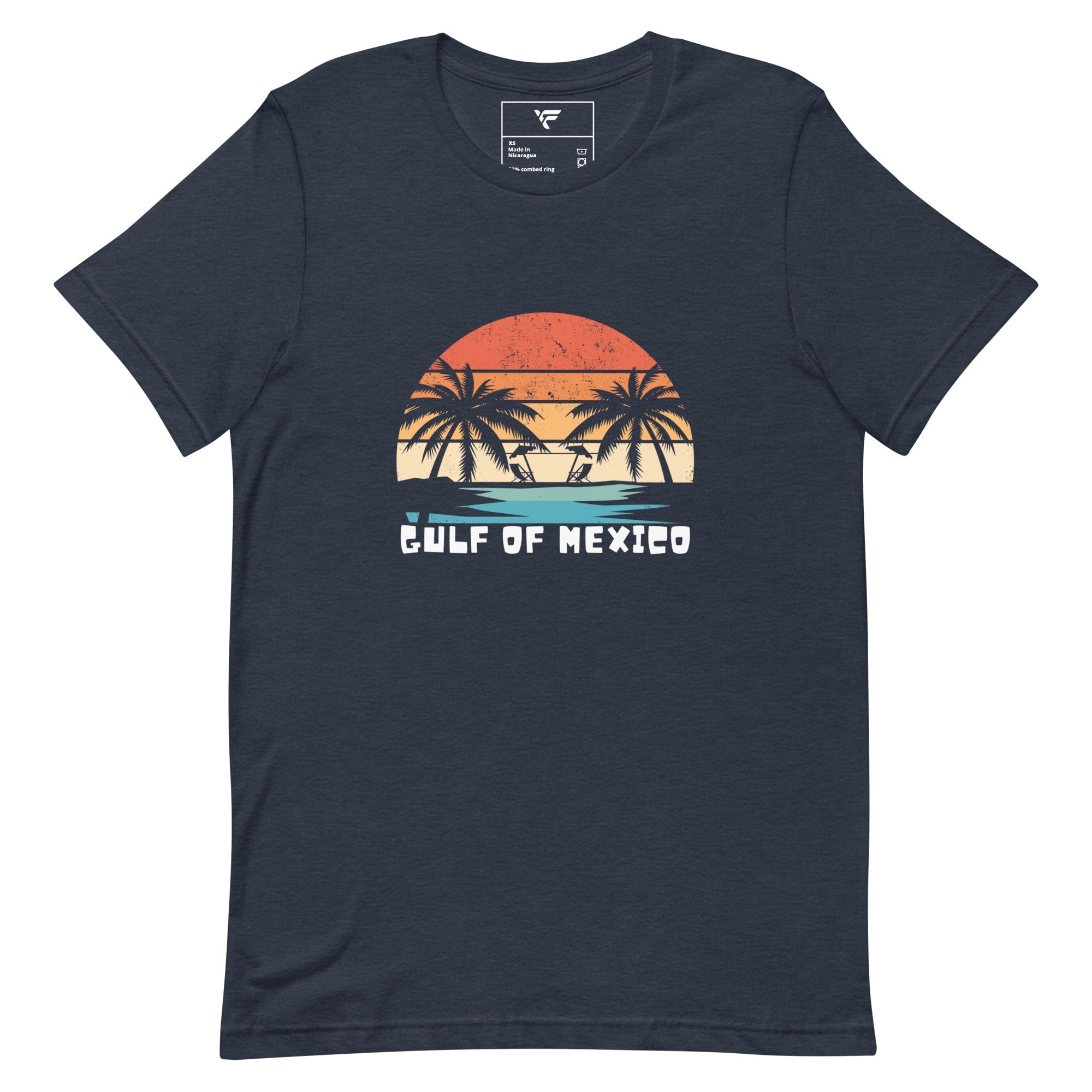 Gulf of Mexico Palm T-Shirt - Fuerza Athletics