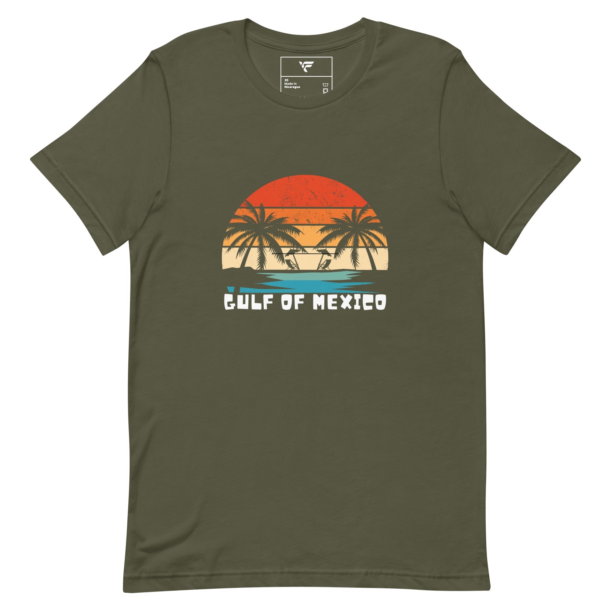 Gulf of Mexico Palm T-Shirt - Fuerza Athletics