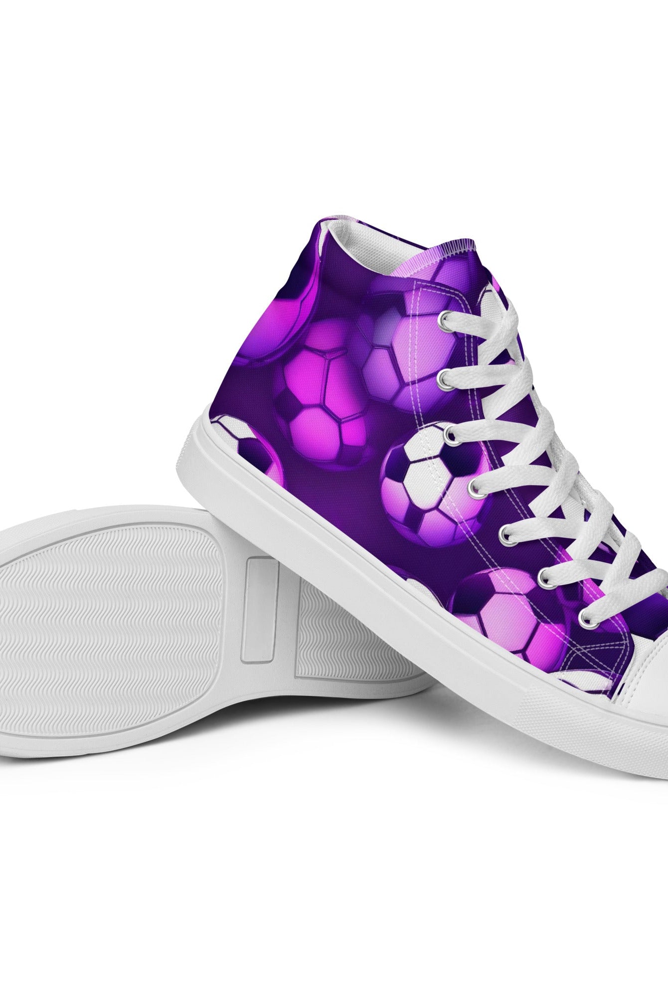 High Top Neon Punk Soccer Shoes - Fuerza Athletics