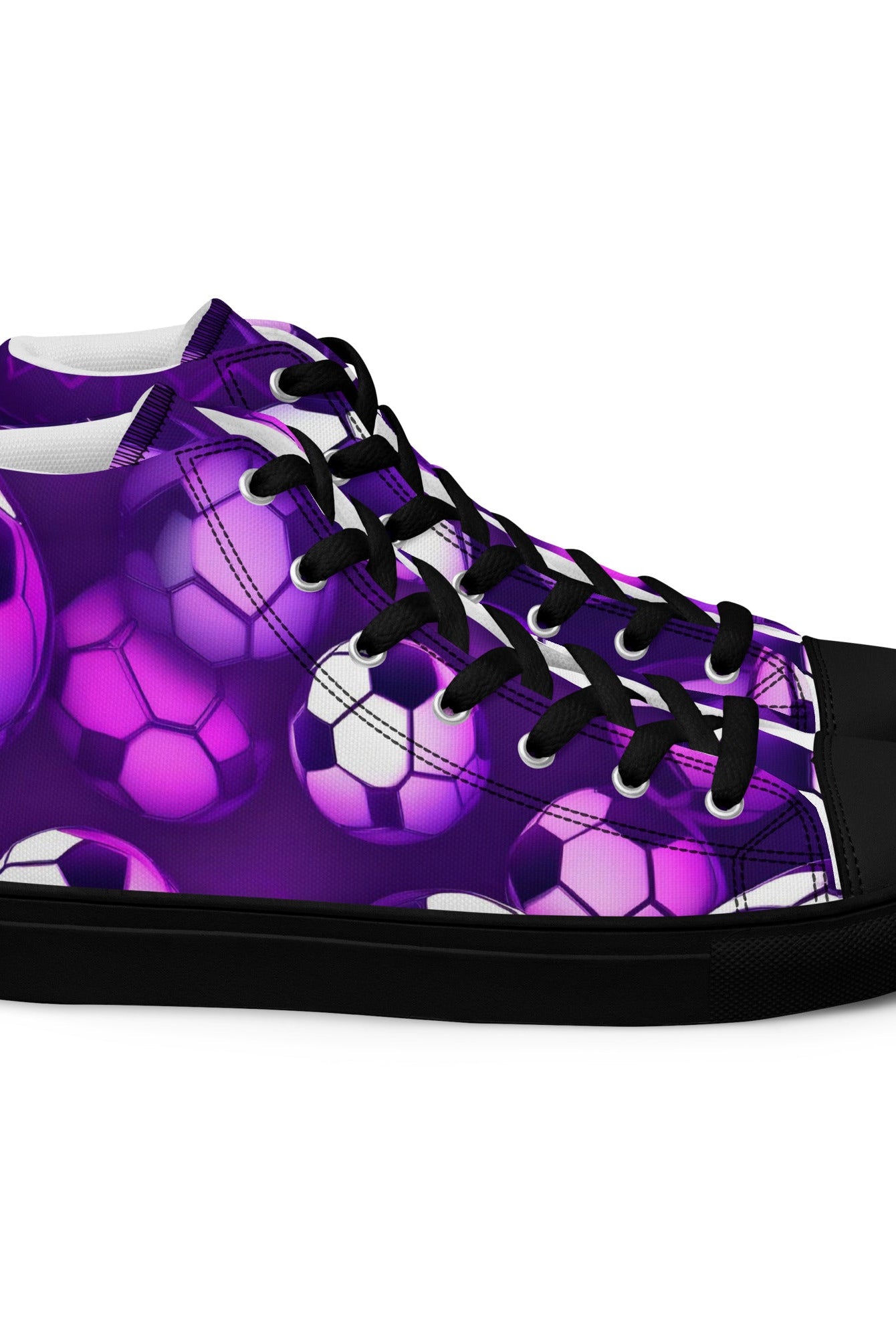 High Top Neon Punk Soccer Shoes - Fuerza Athletics