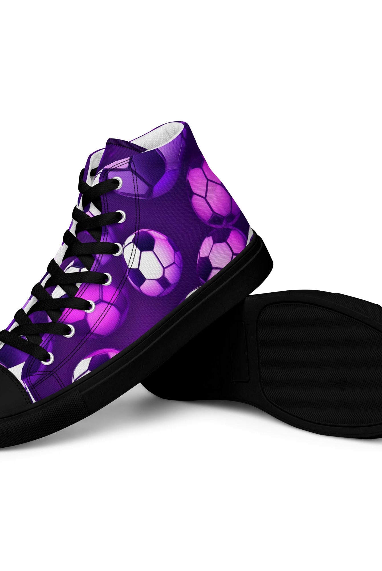 High Top Neon Punk Soccer Shoes - Fuerza Athletics