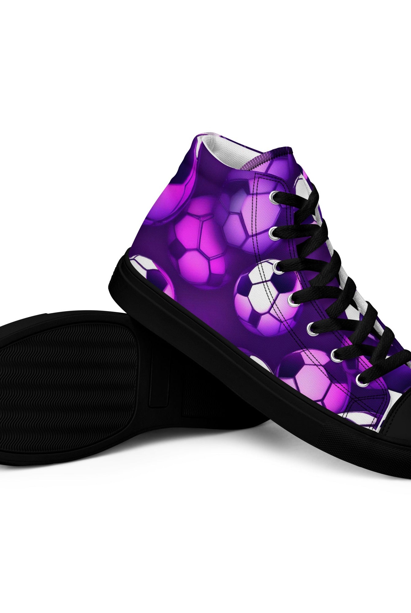 High Top Neon Punk Soccer Shoes - Fuerza Athletics