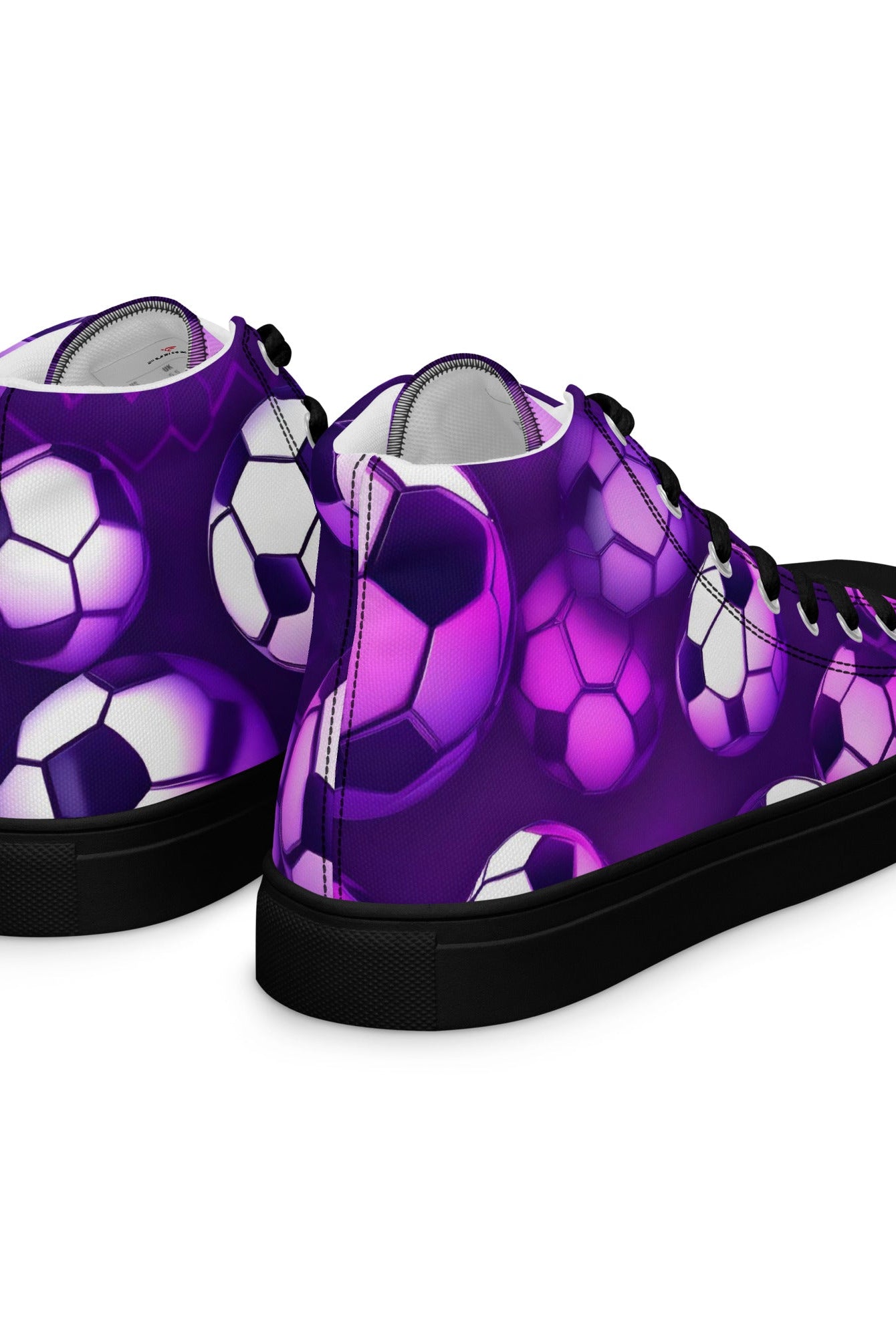 High Top Neon Punk Soccer Shoes - Fuerza Athletics