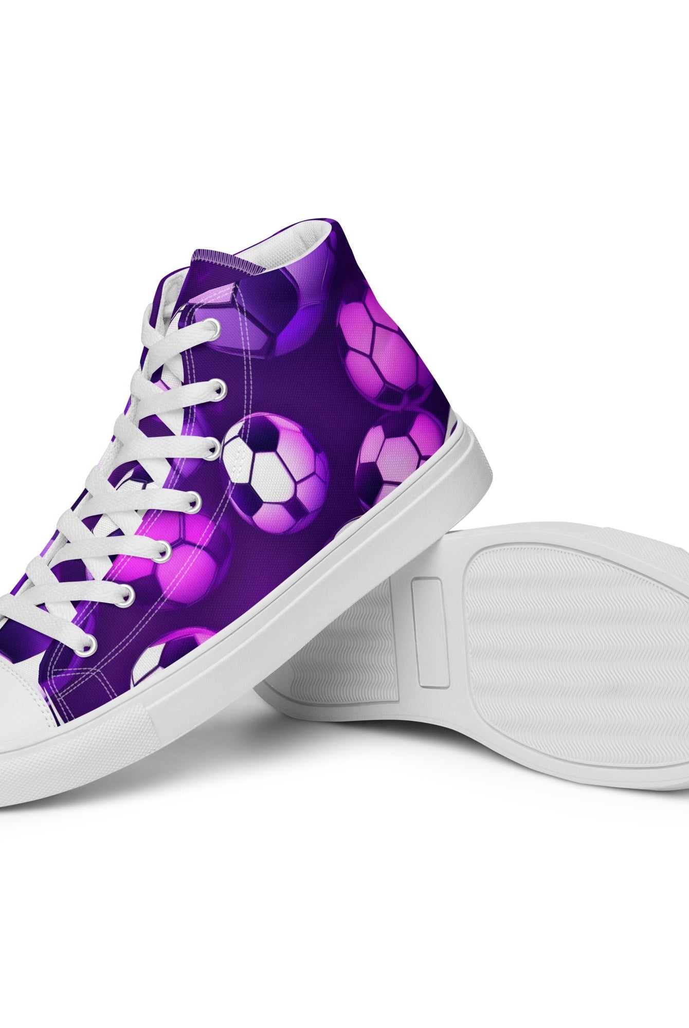 High Top Neon Punk Soccer Shoes - Fuerza Athletics