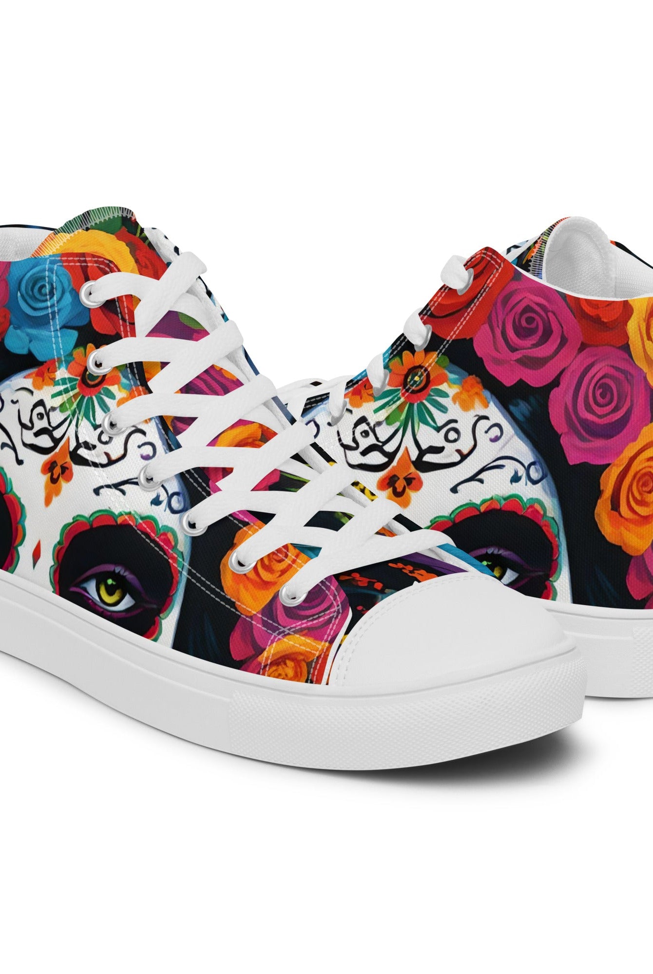 La Catrina High Top canvas shoes - Fuerza Athletics