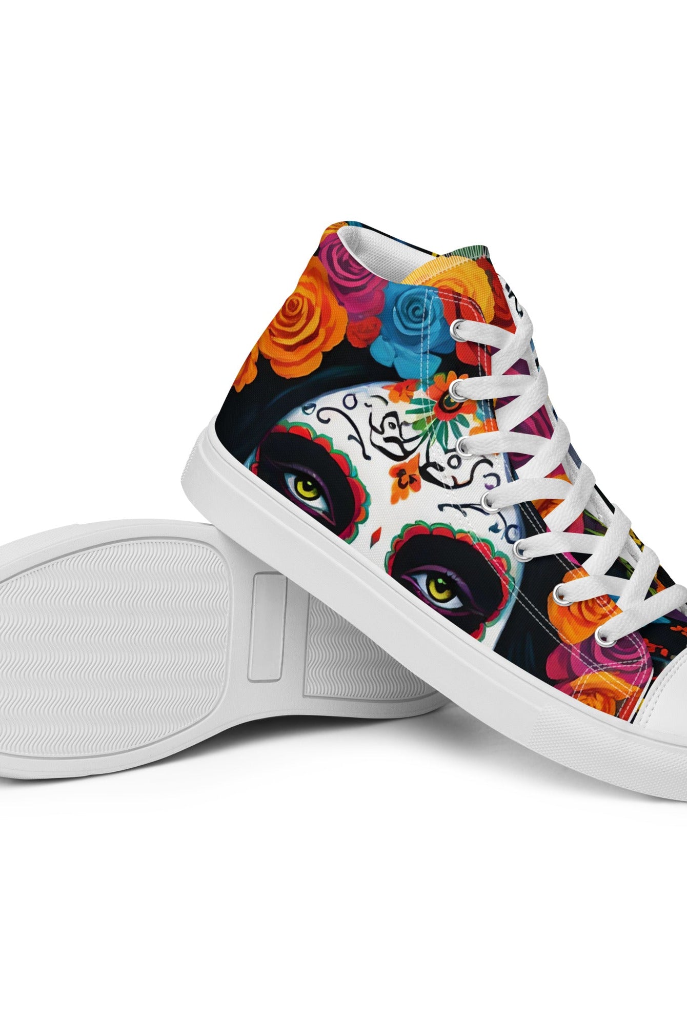 La Catrina High Top canvas shoes - Fuerza Athletics