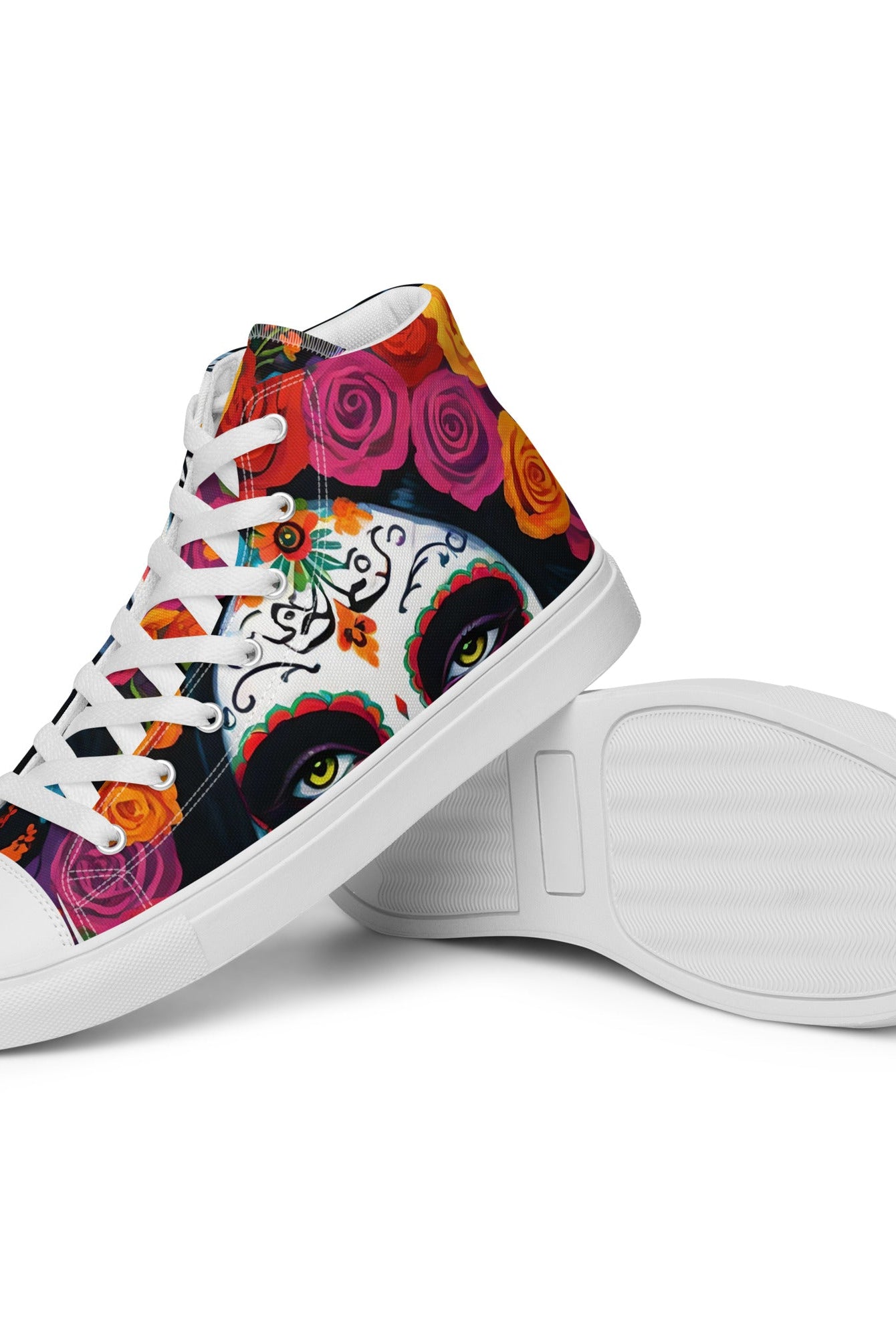 La Catrina High Top canvas shoes - Fuerza Athletics