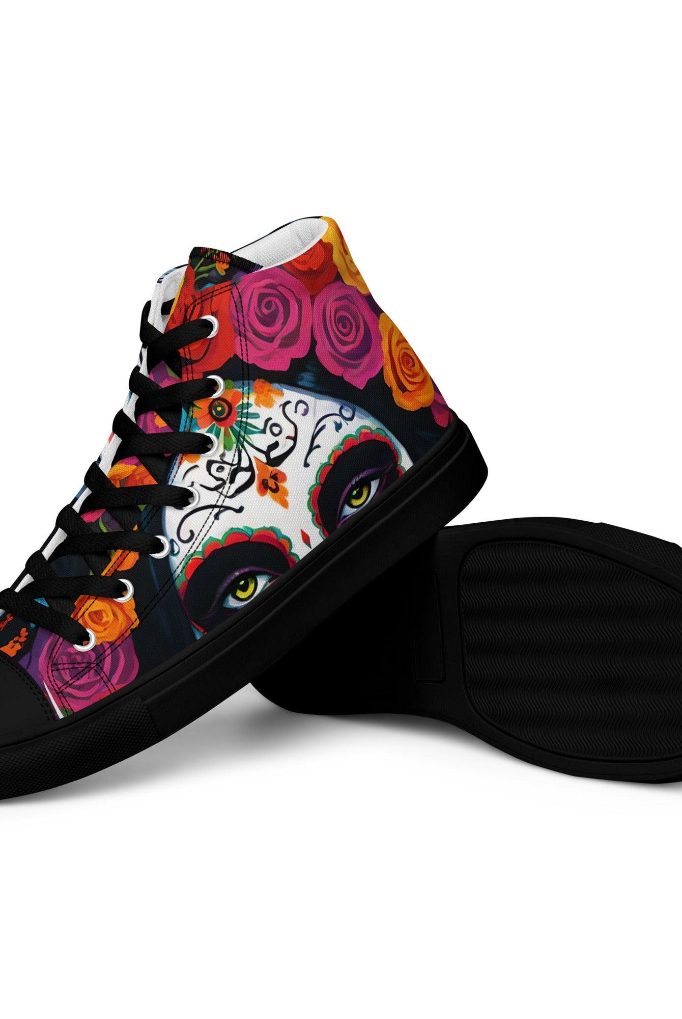 La Catrina High Top canvas shoes - Fuerza Athletics