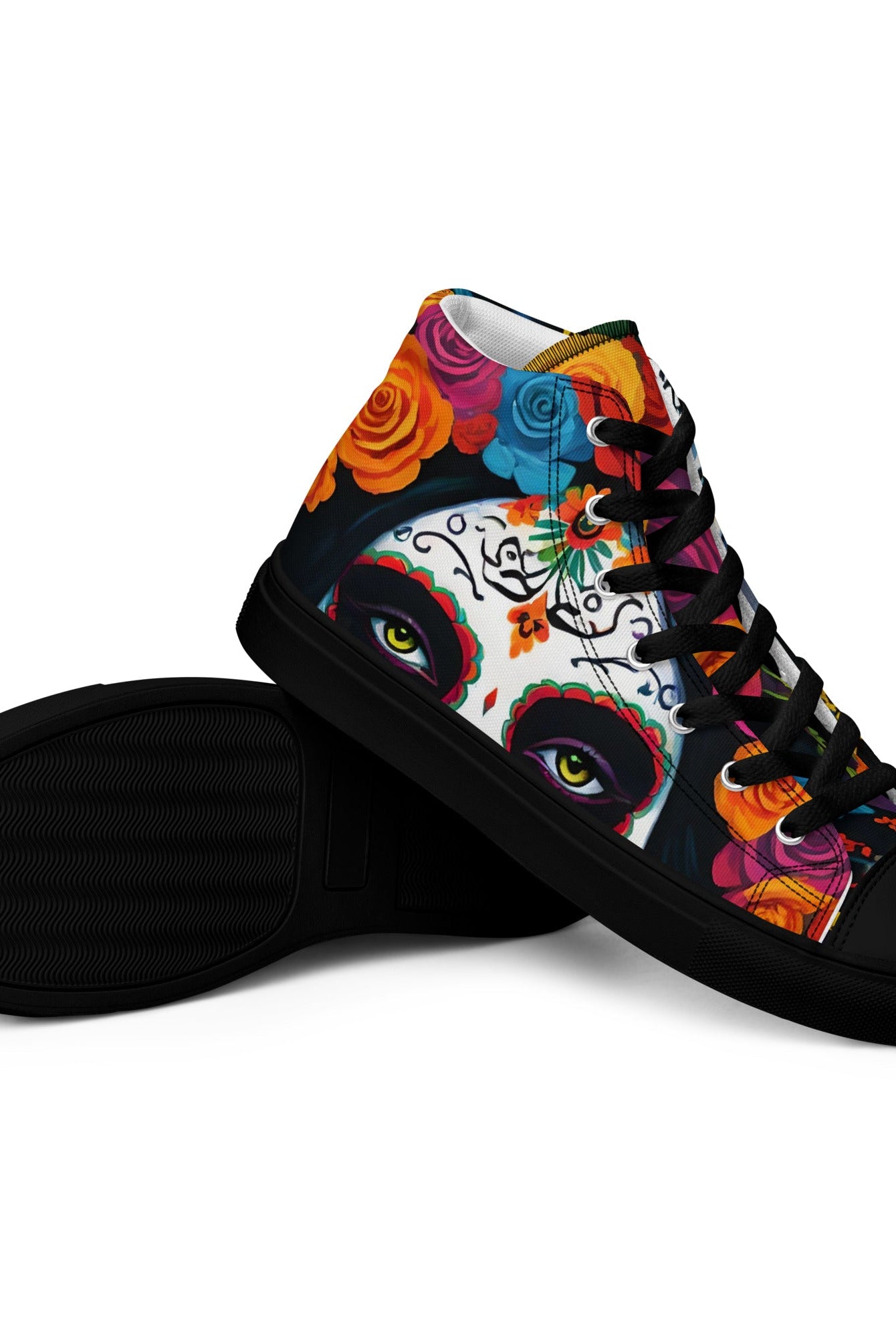 La Catrina High Top canvas shoes - Fuerza Athletics