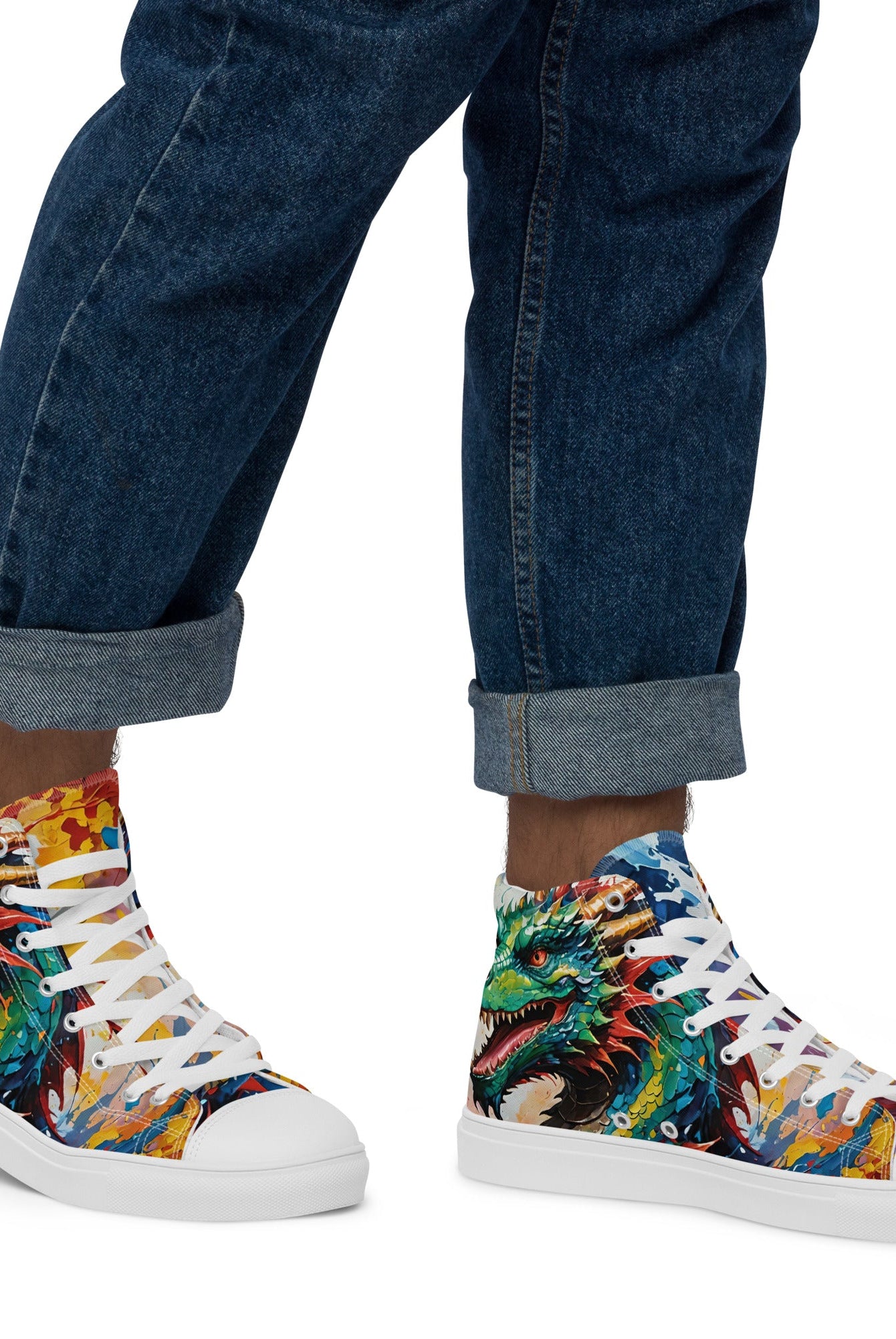 Men’s Acrylic Dragon High Top's - Fuerza Athletics