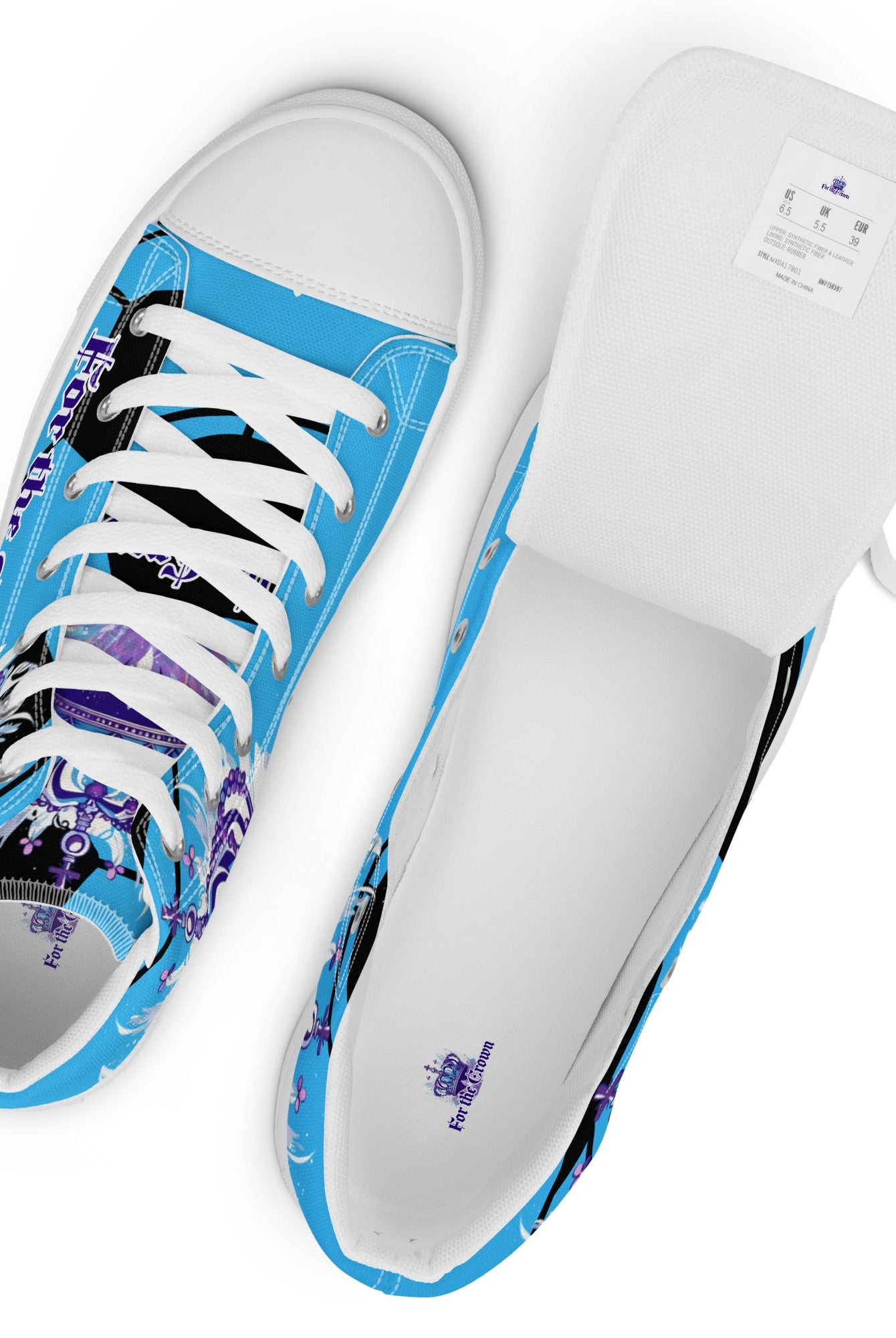 Men’s For the Crown High Tops - Fuerza Athletics