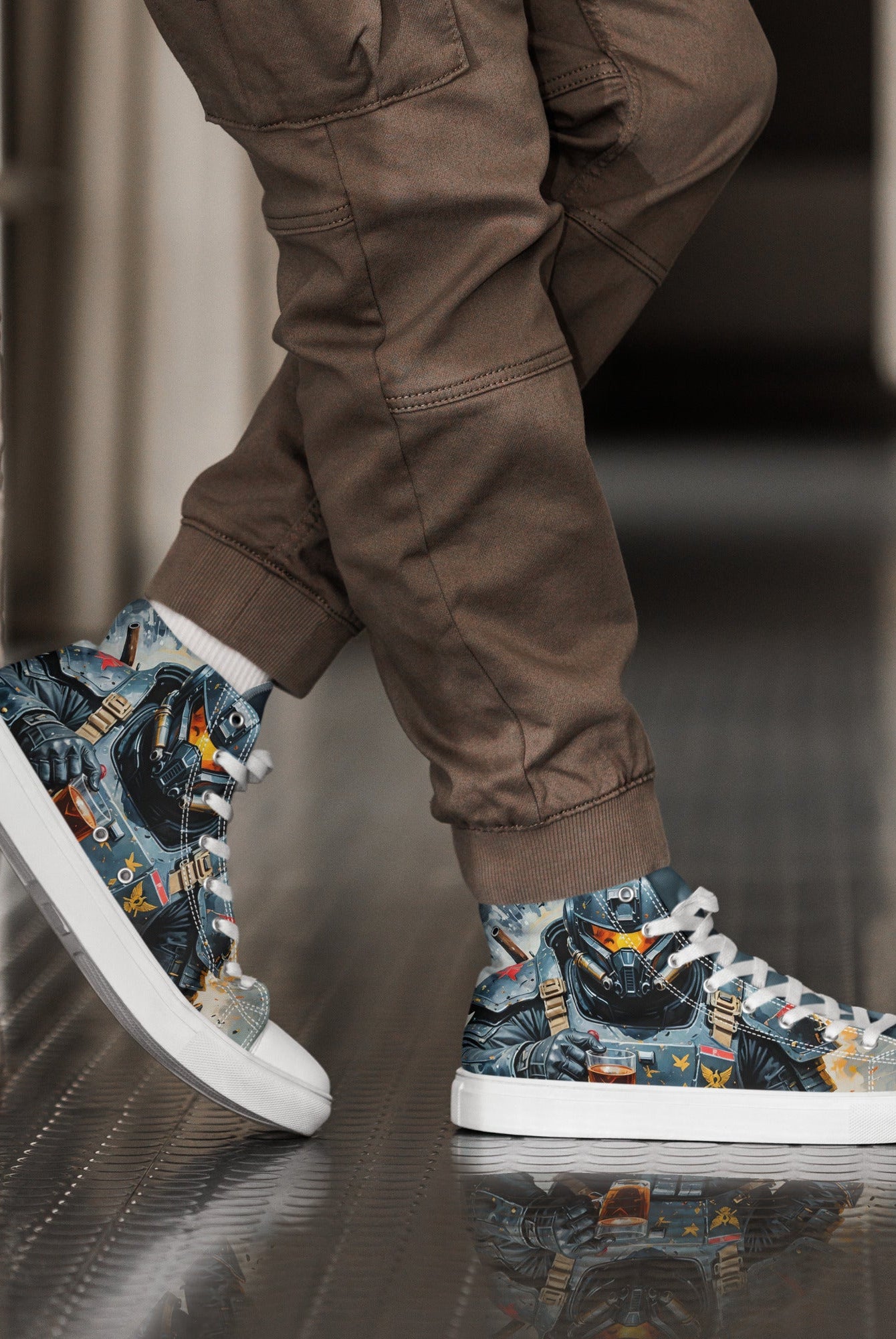 Men’s Liber Tea high top shoes - Fuerza Athletics