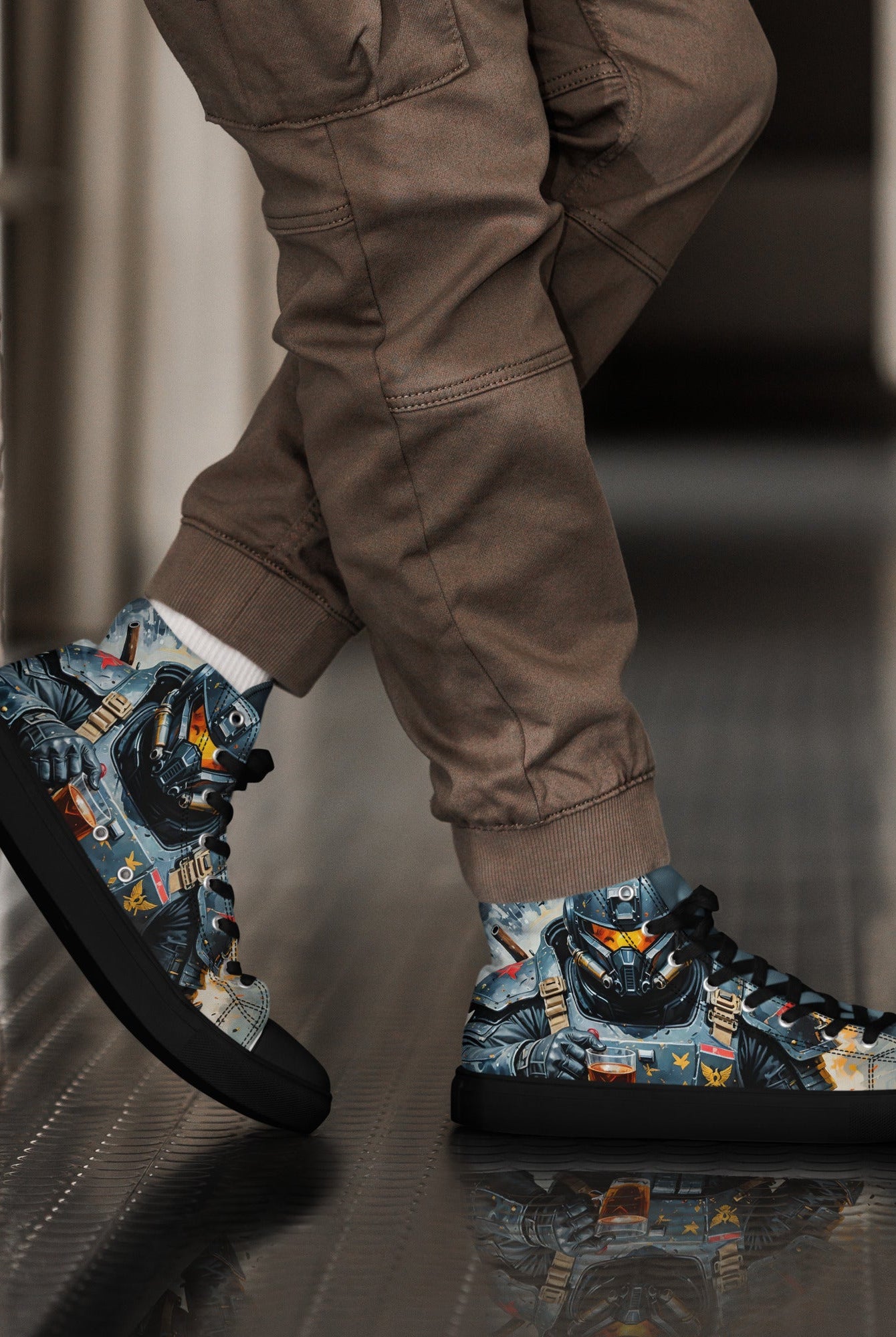 Men’s Liber Tea high top shoes - Fuerza Athletics