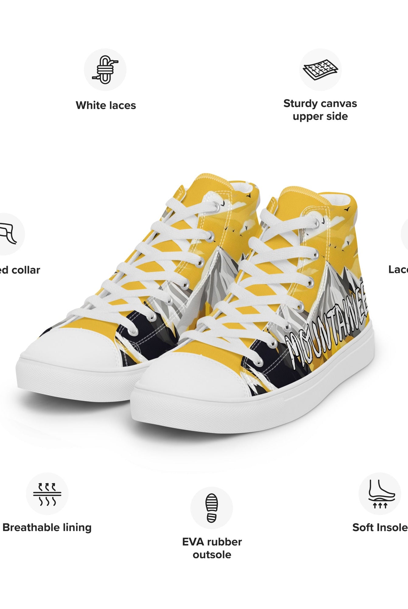Men’s Mountaineers high top - Fuerza Athletics