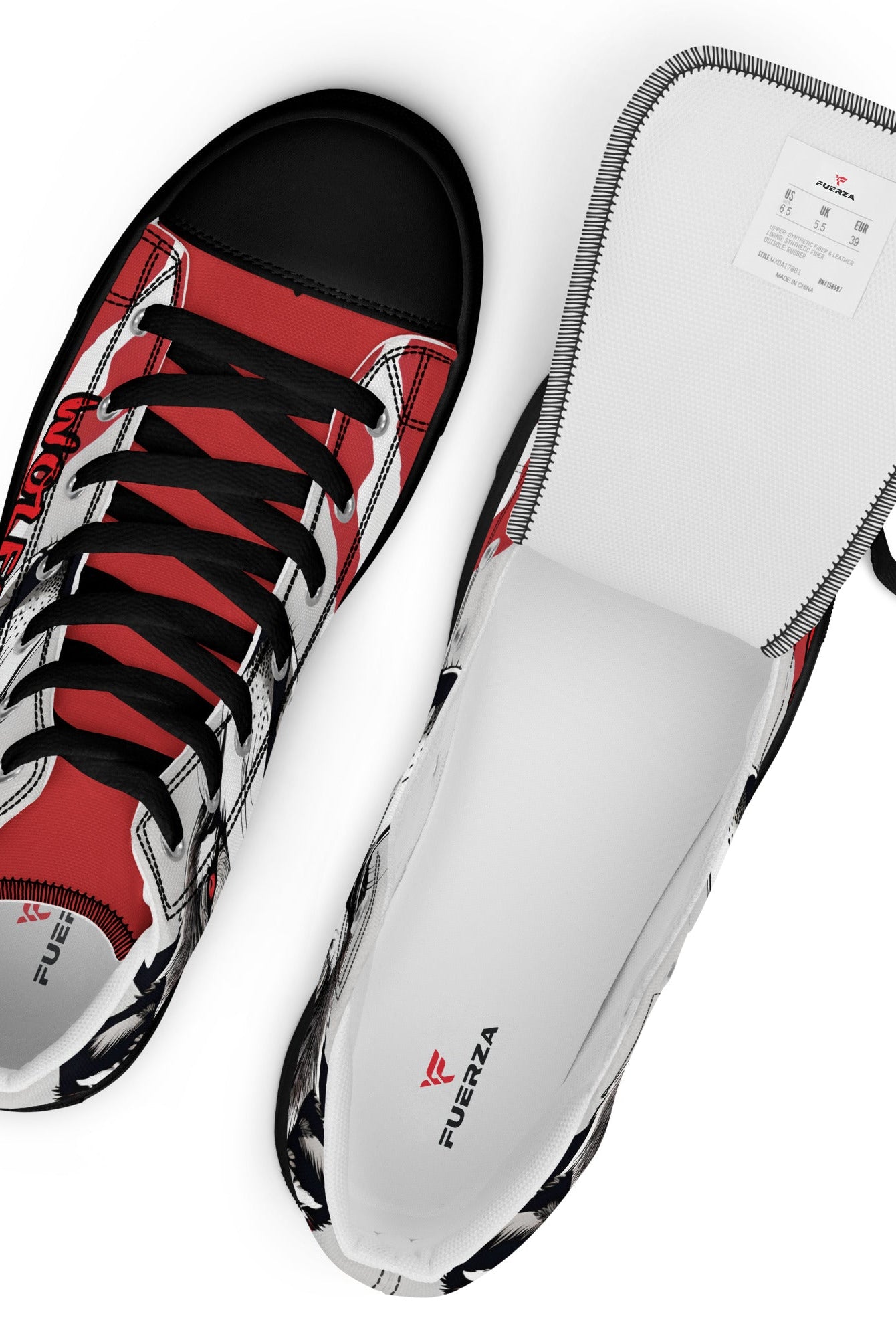 Men’s Wolfpack high top - Fuerza Athletics