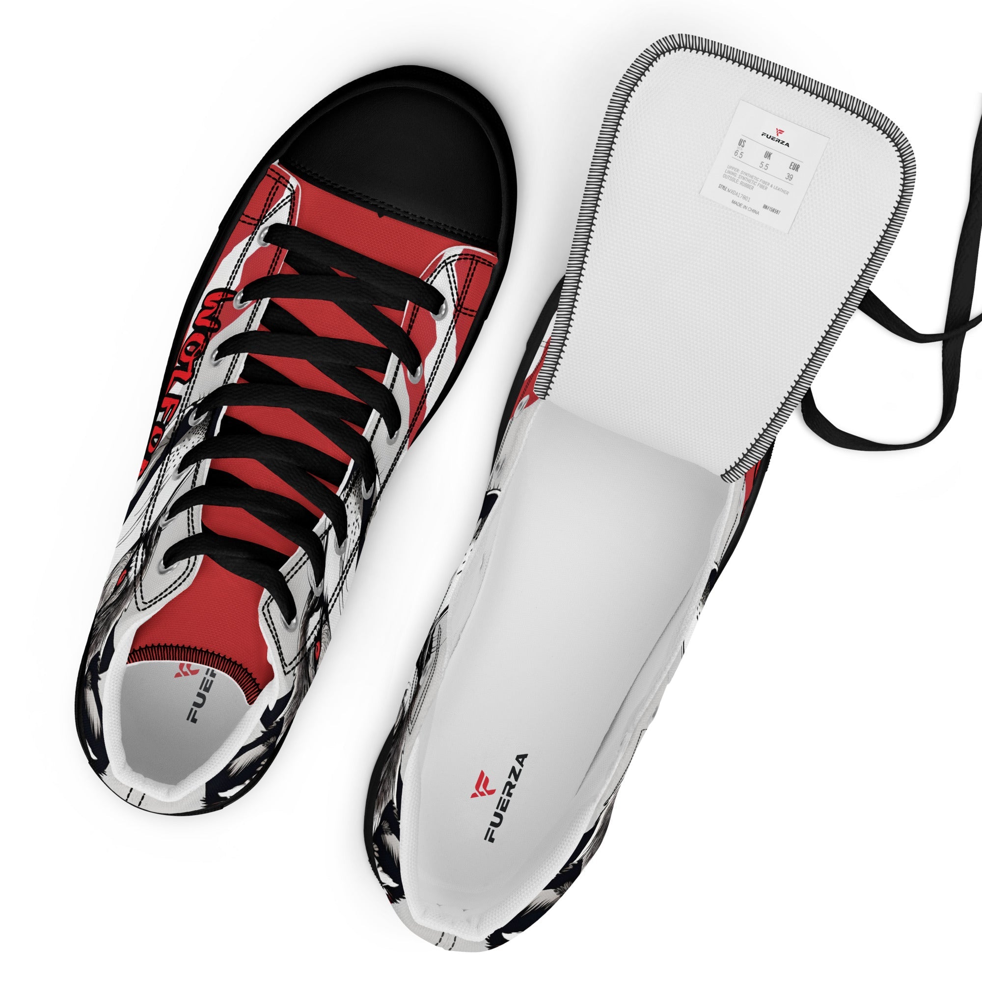 Men’s Wolfpack high top - Fuerza Athletics