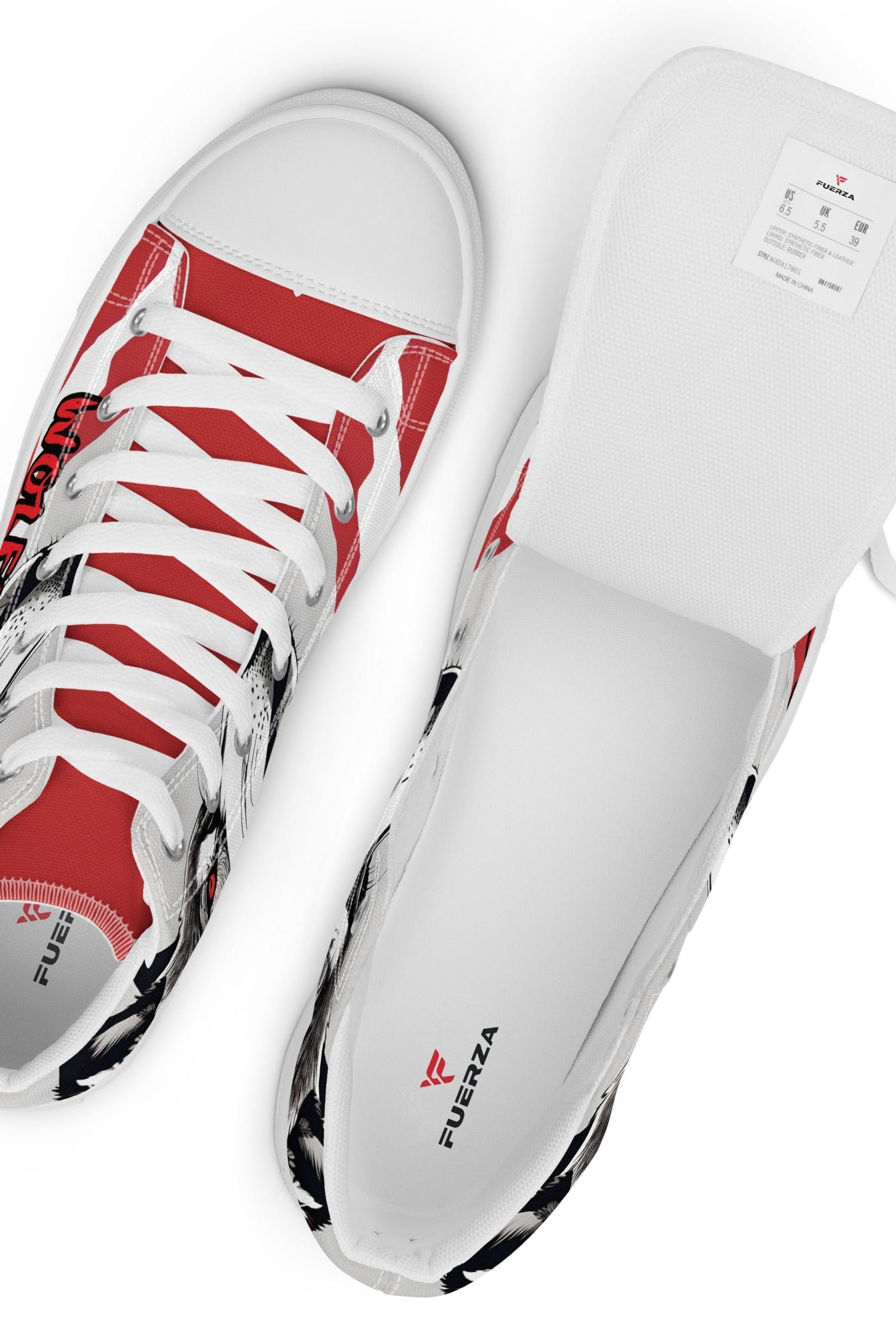 Men’s Wolfpack high top - Fuerza Athletics