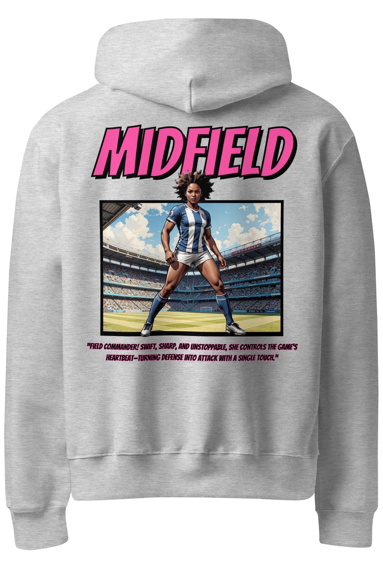 Oversized Midfielder Hoodie - Fuerza Athletics