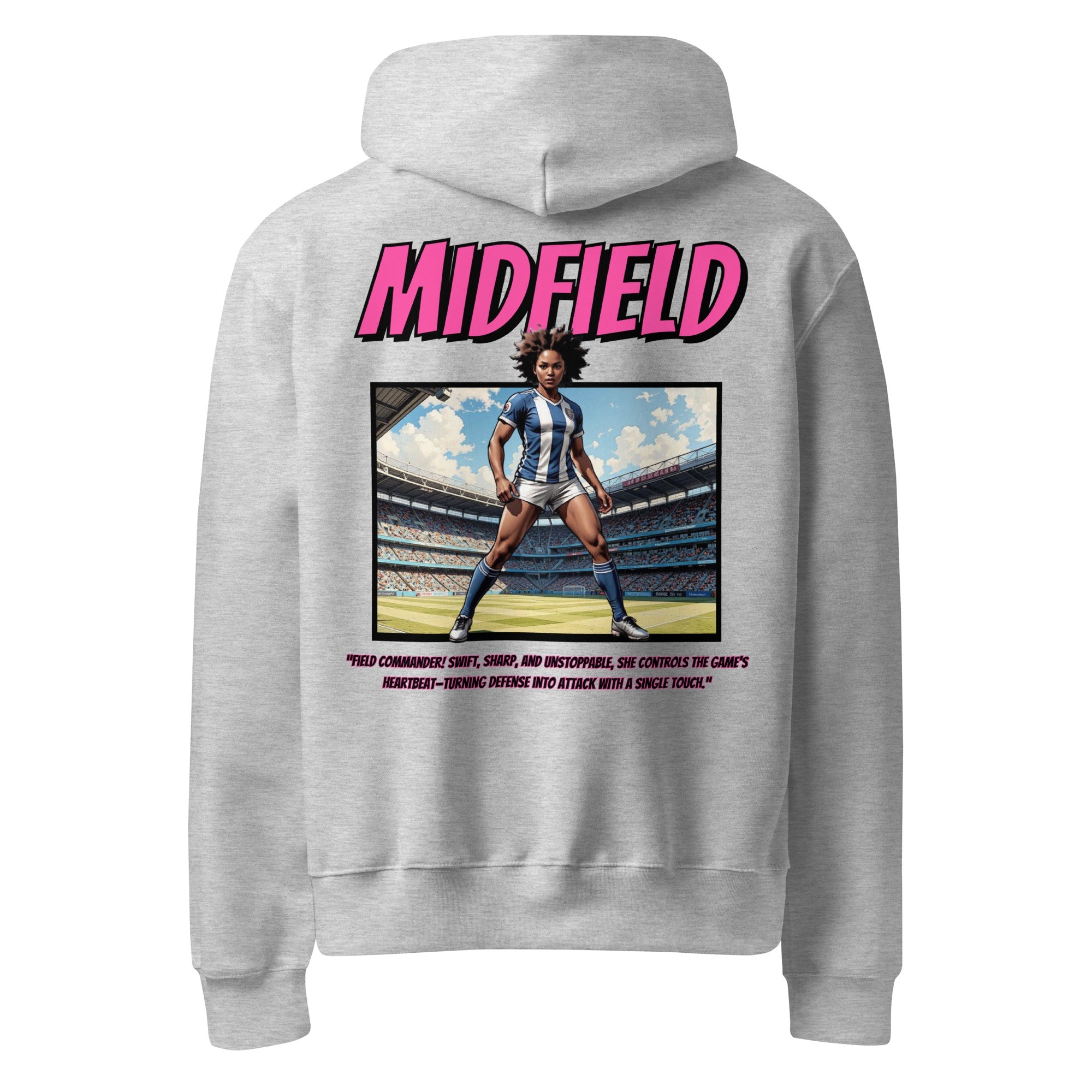 Oversized Midfielder Hoodie - Fuerza Athletics