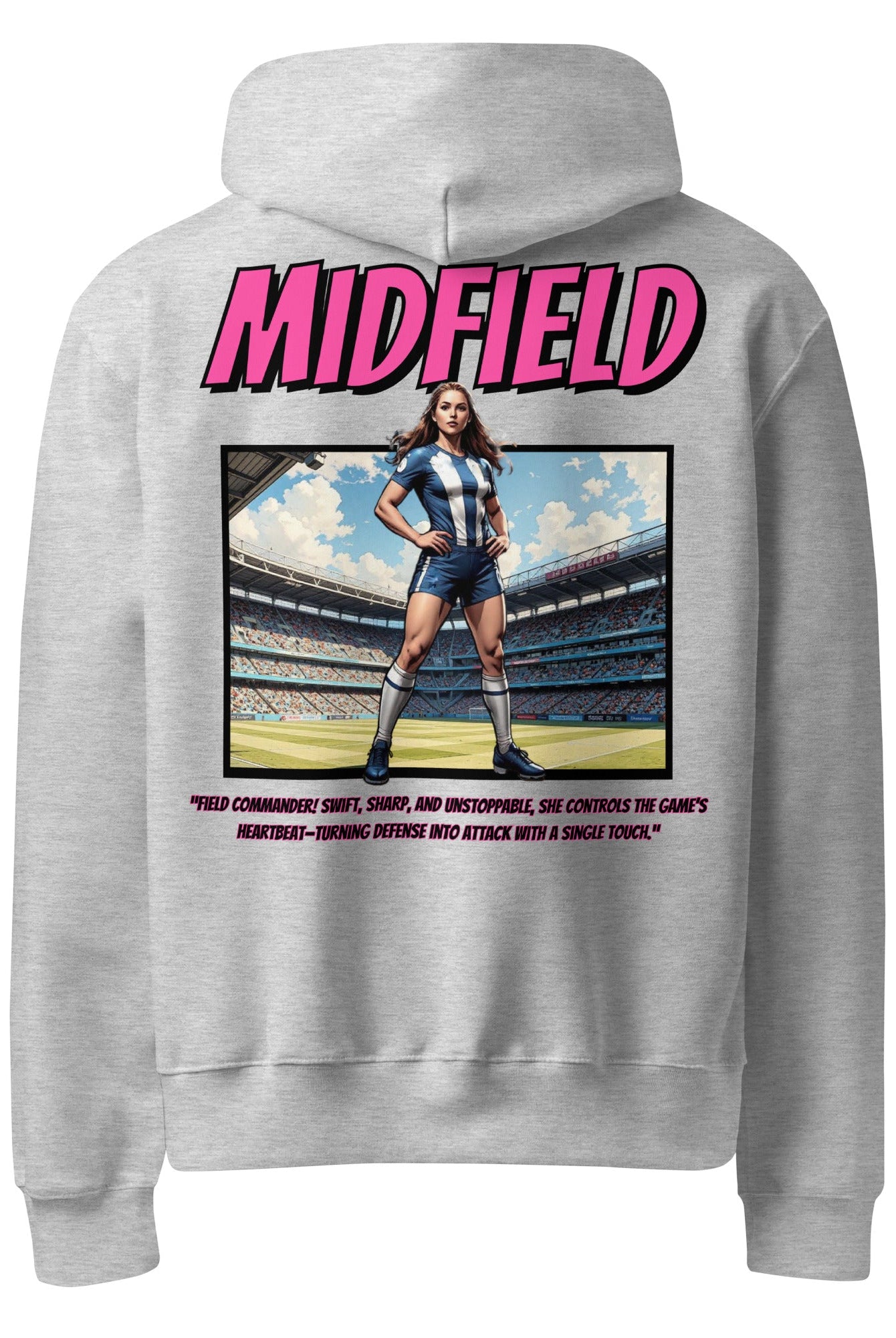 Oversized Midfielder Hoodie - Fuerza Athletics