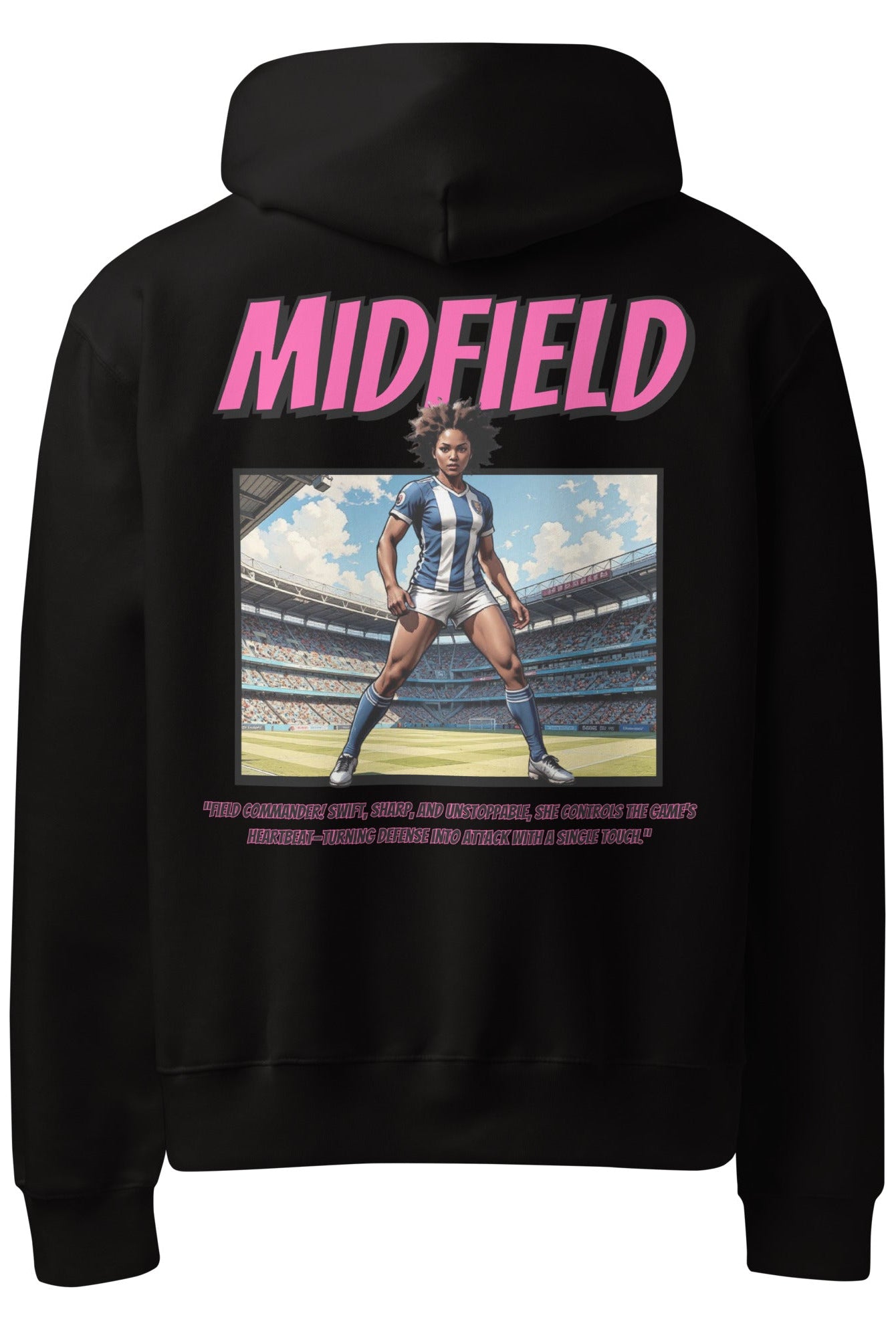 Oversized Midfielder Hoodie - Fuerza Athletics