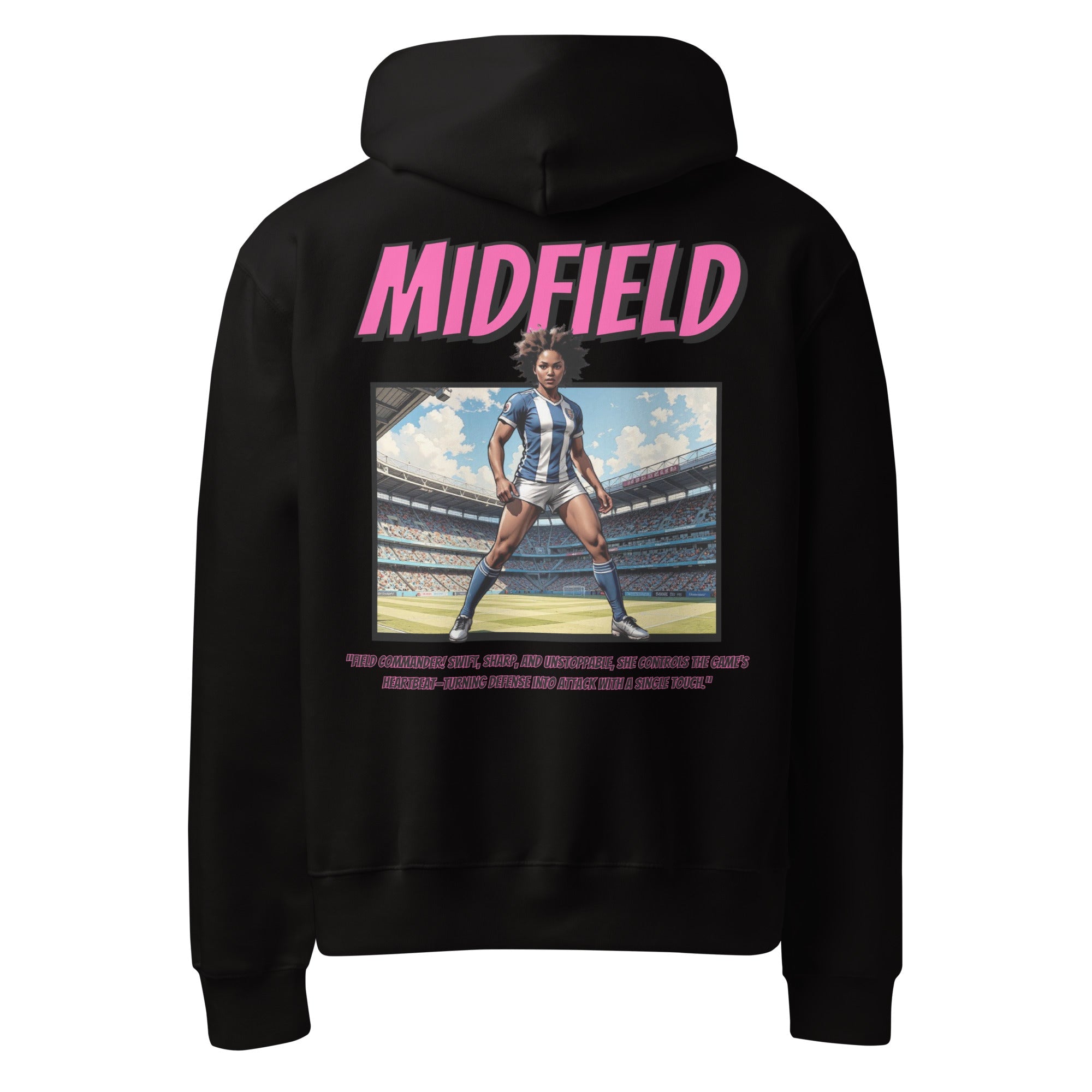 Oversized Midfielder Hoodie - Fuerza Athletics