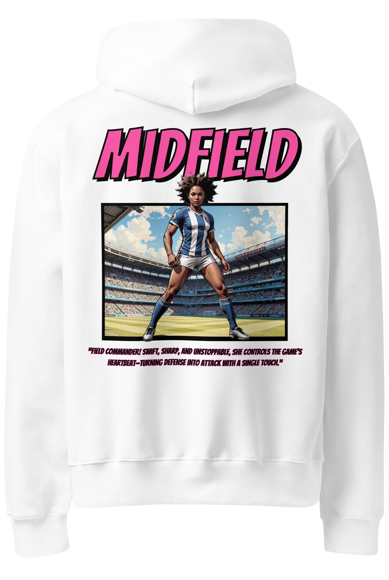 Oversized Midfielder Hoodie - Fuerza Athletics