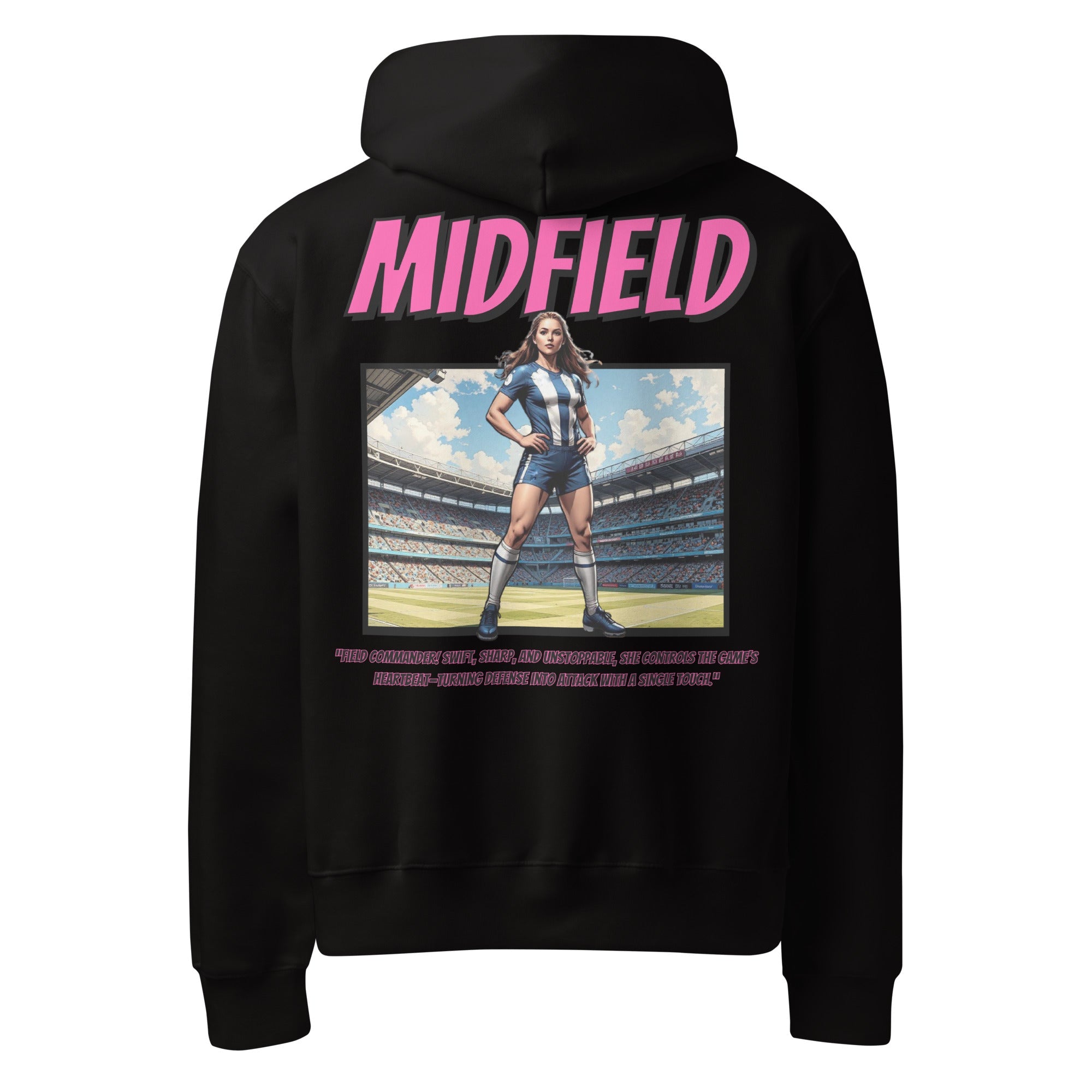 Oversized Midfielder Hoodie - Fuerza Athletics