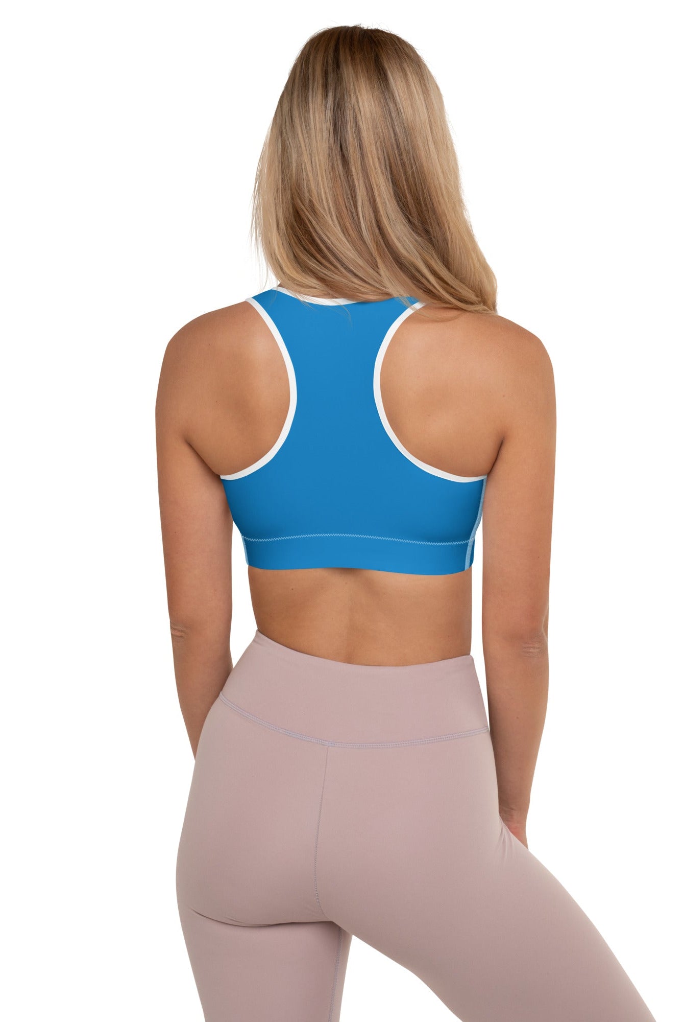 Padded Sports Bra Blue - Fuerza Athletics