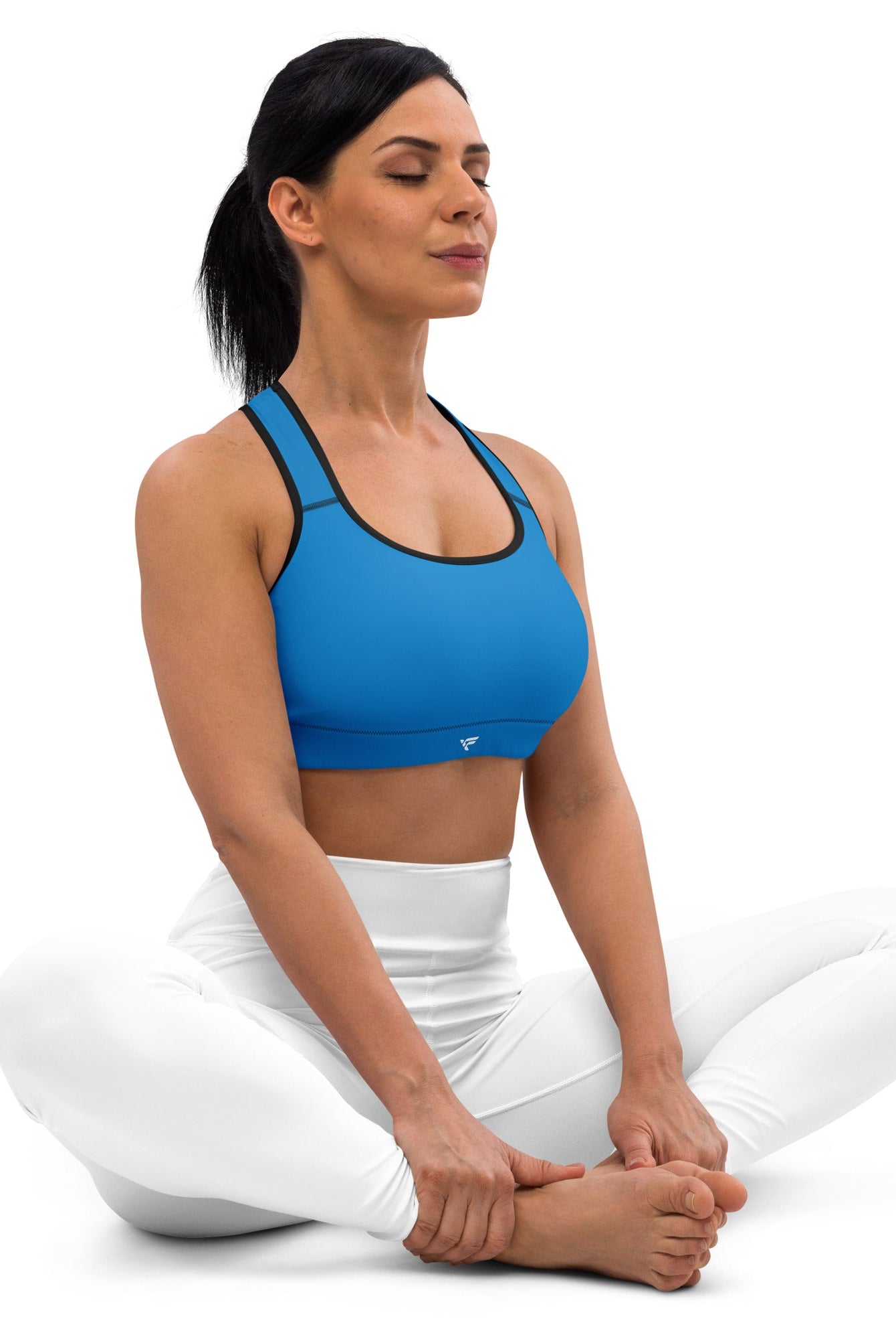 Padded Sports Bra Blue - Fuerza Athletics