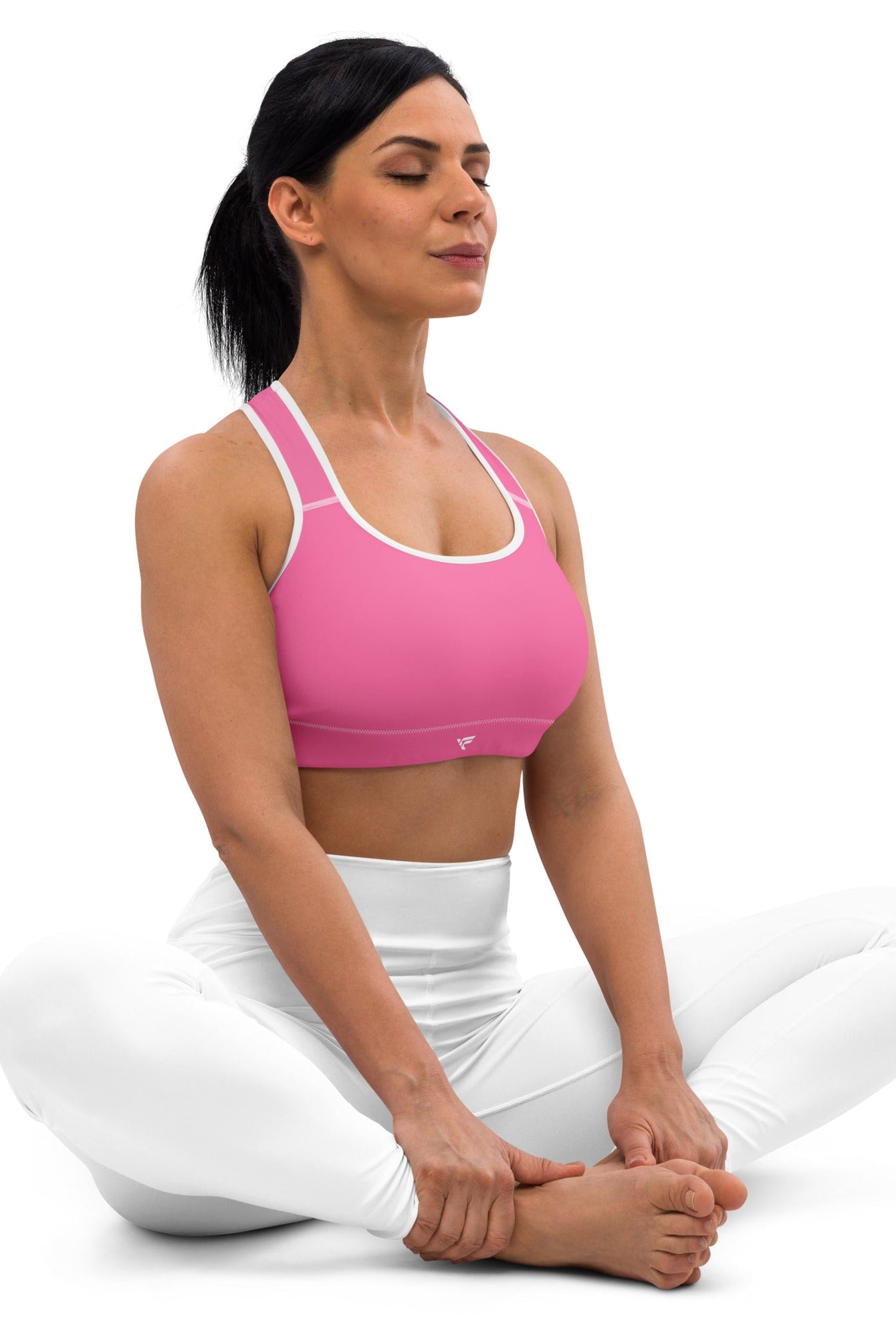 Padded Sports Bra Pink - Fuerza Athletics