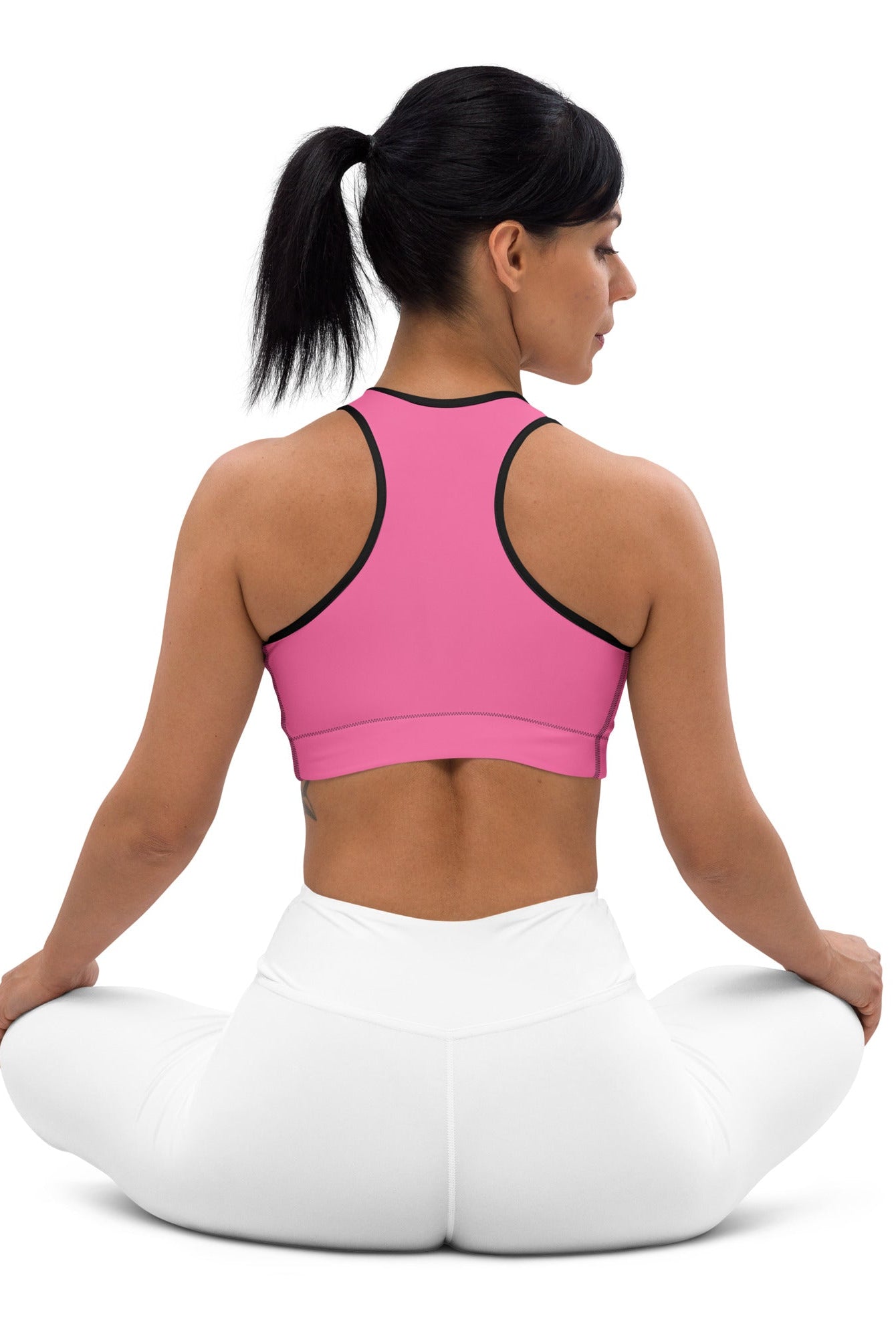 Padded Sports Bra Pink - Fuerza Athletics