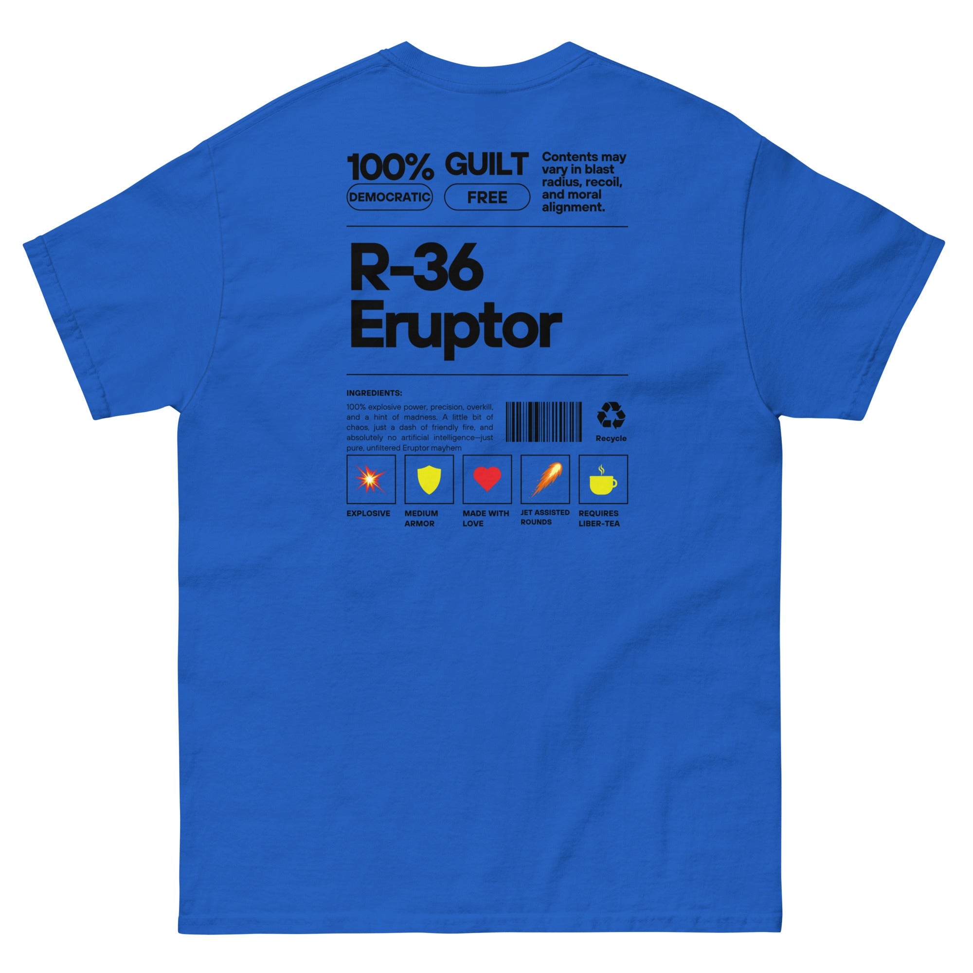 R - 36 Eruptor T-Shirt - Fuerza Athletics