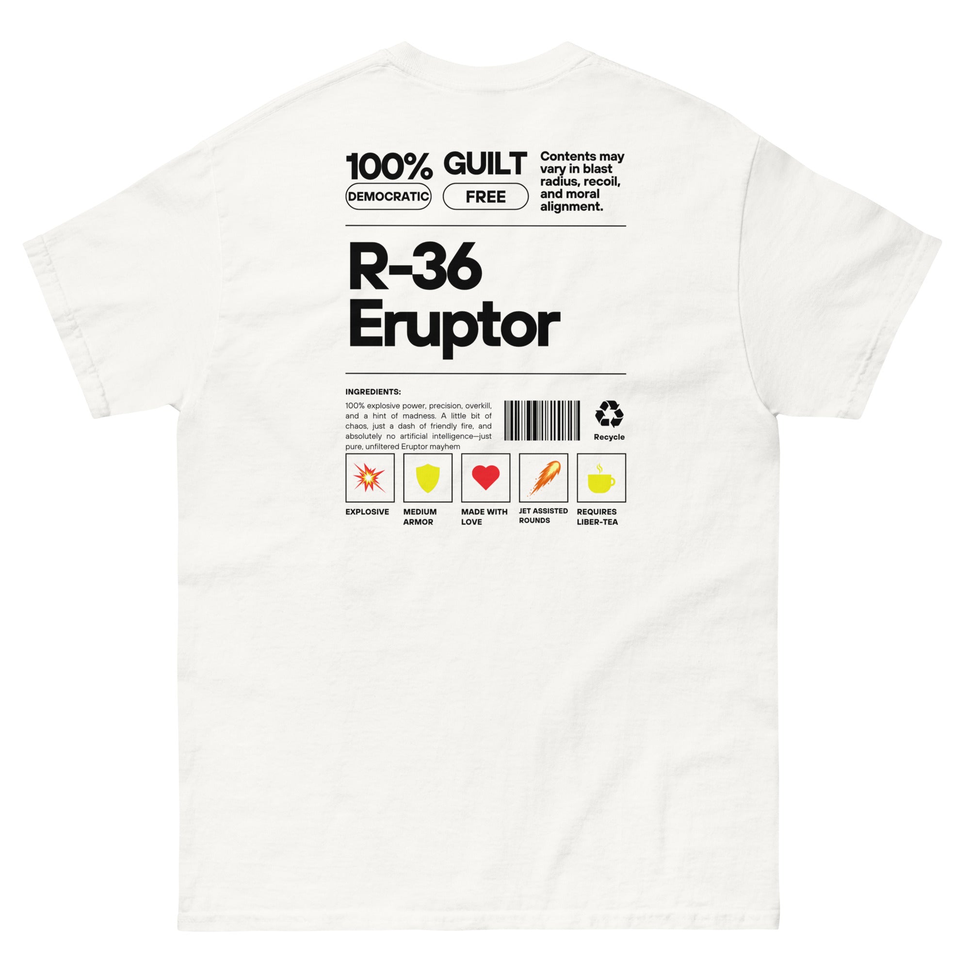 R - 36 Eruptor T-Shirt - Fuerza Athletics