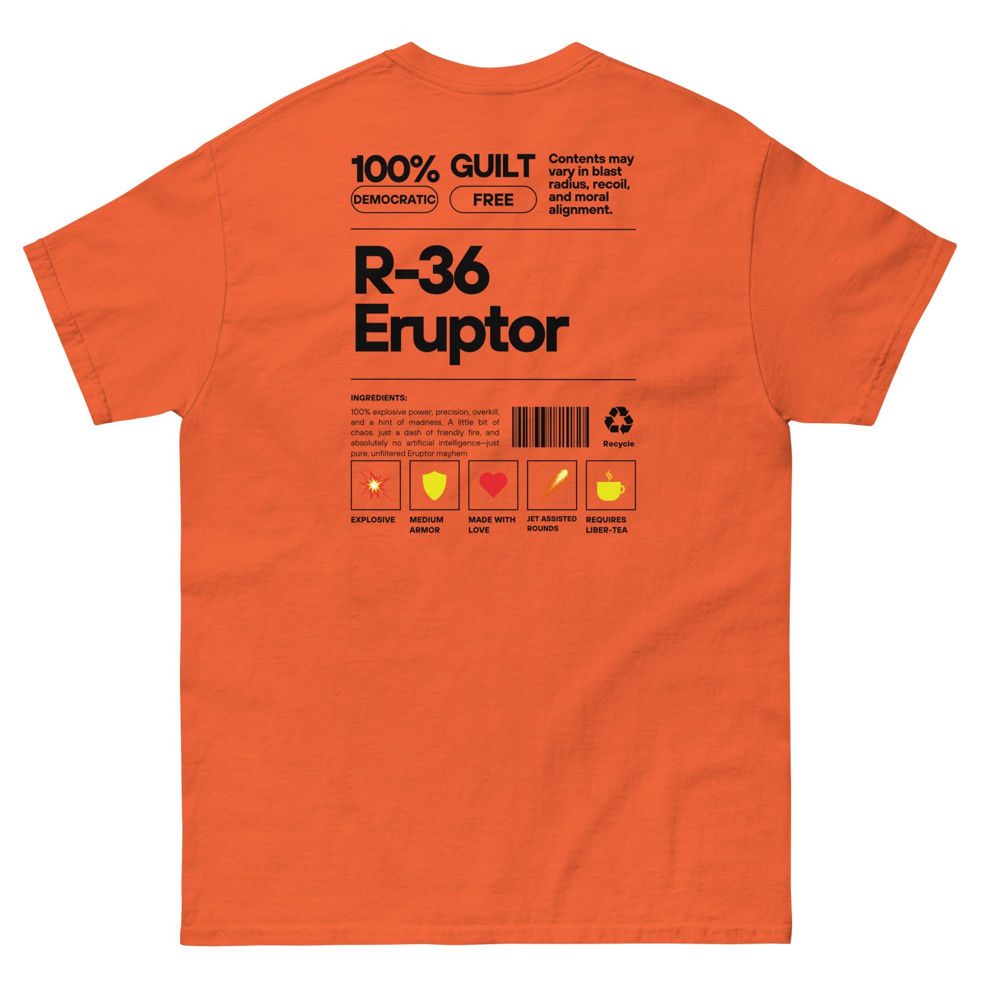 R - 36 Eruptor T-Shirt - Fuerza Athletics