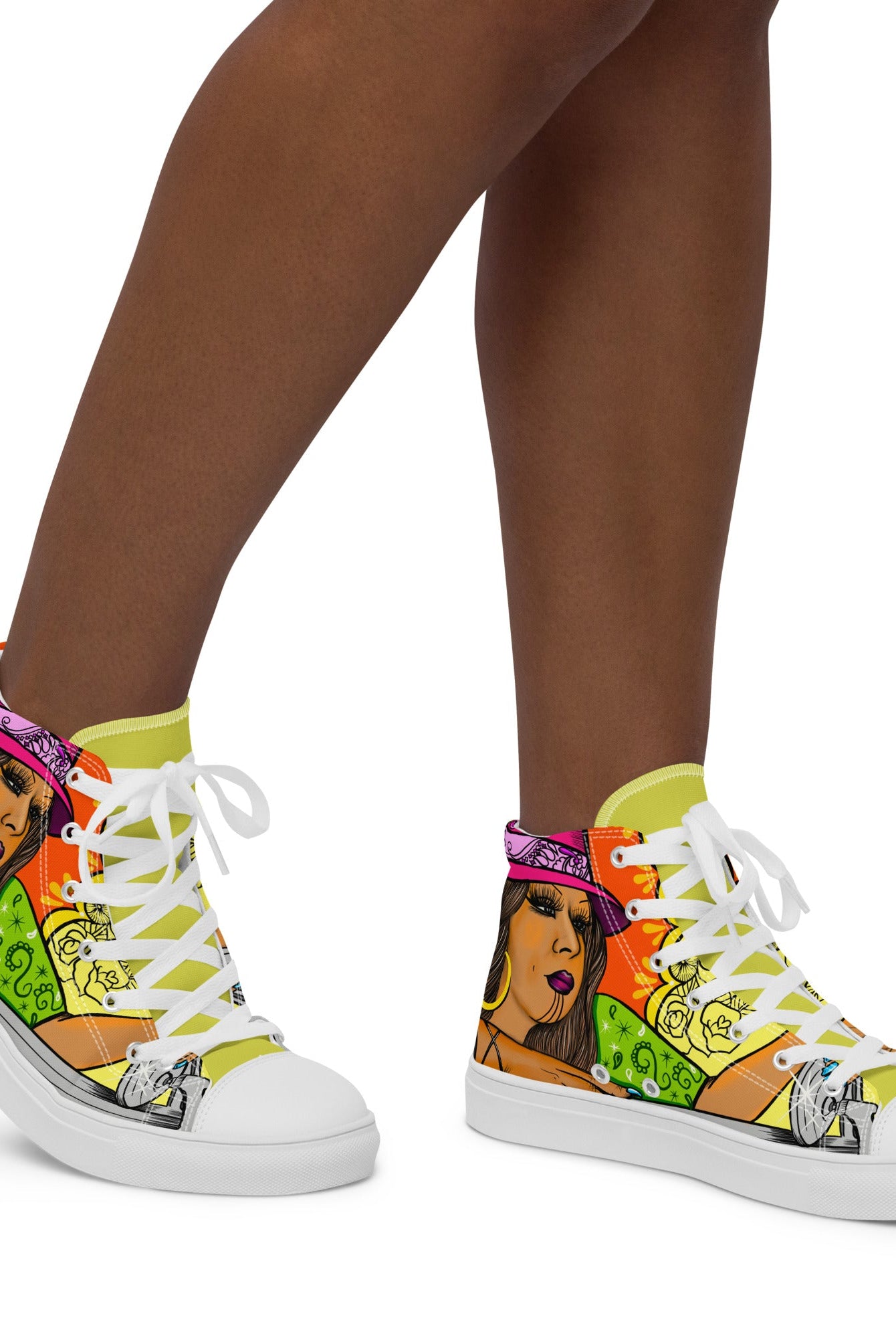 Santa Ranfla Women High Tops - Fuerza Athletics