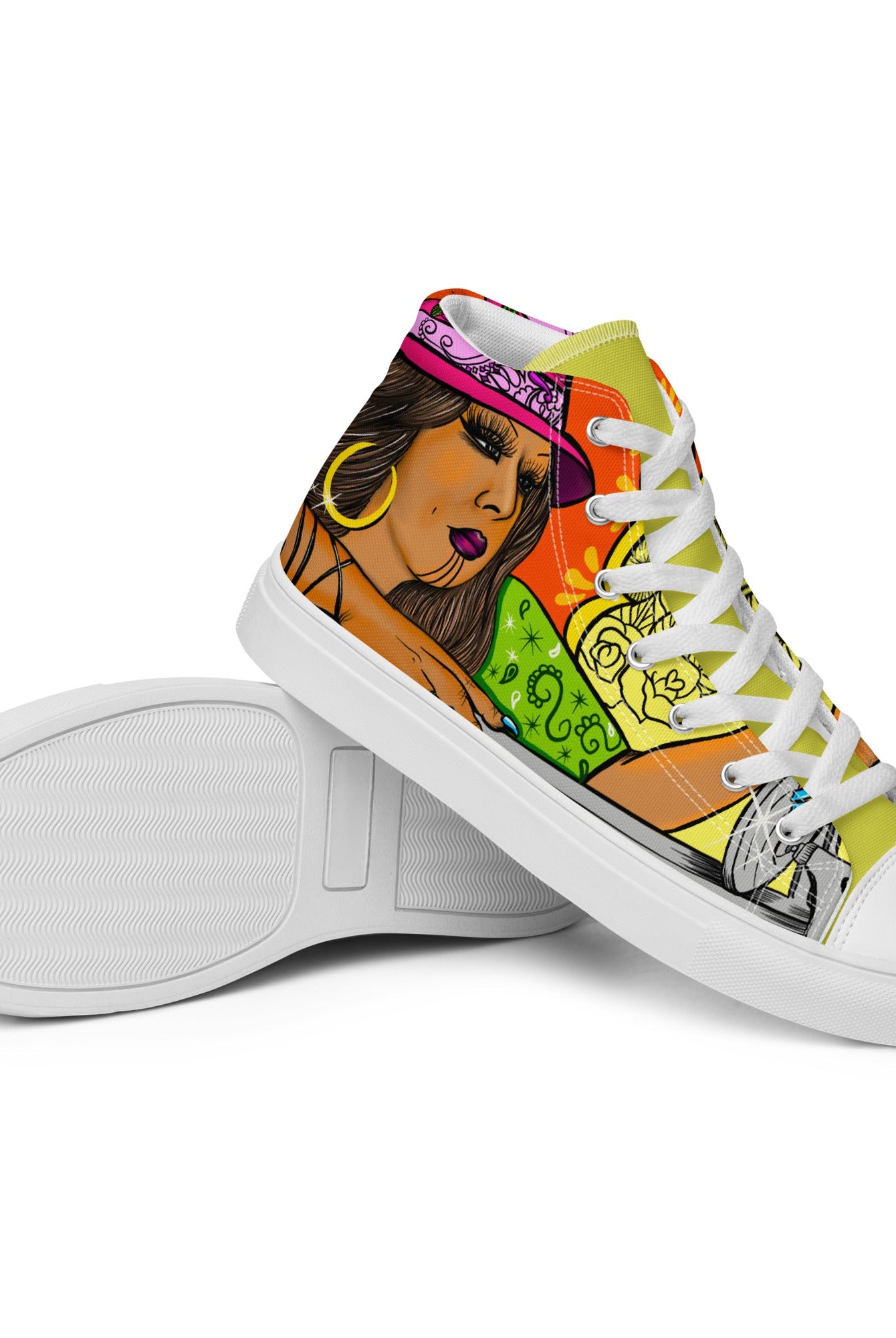 Santa Ranfla Women High Tops - Fuerza Athletics