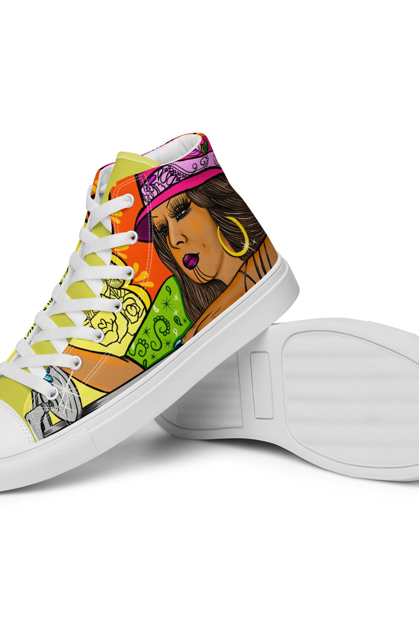 Santa Ranfla Women High Tops - Fuerza Athletics