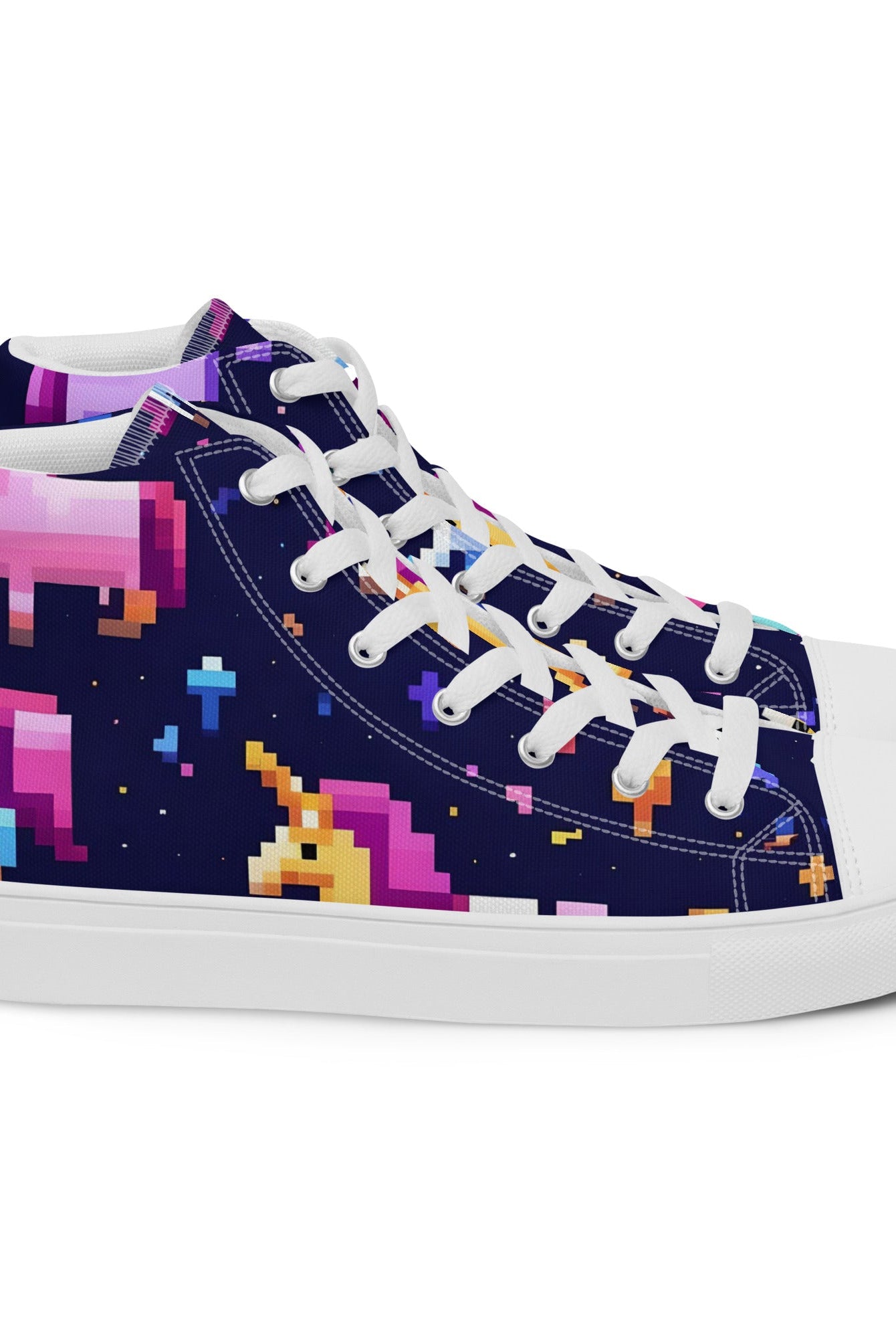Women’s 8 - Bit Unicorn High Top - Fuerza Athletics