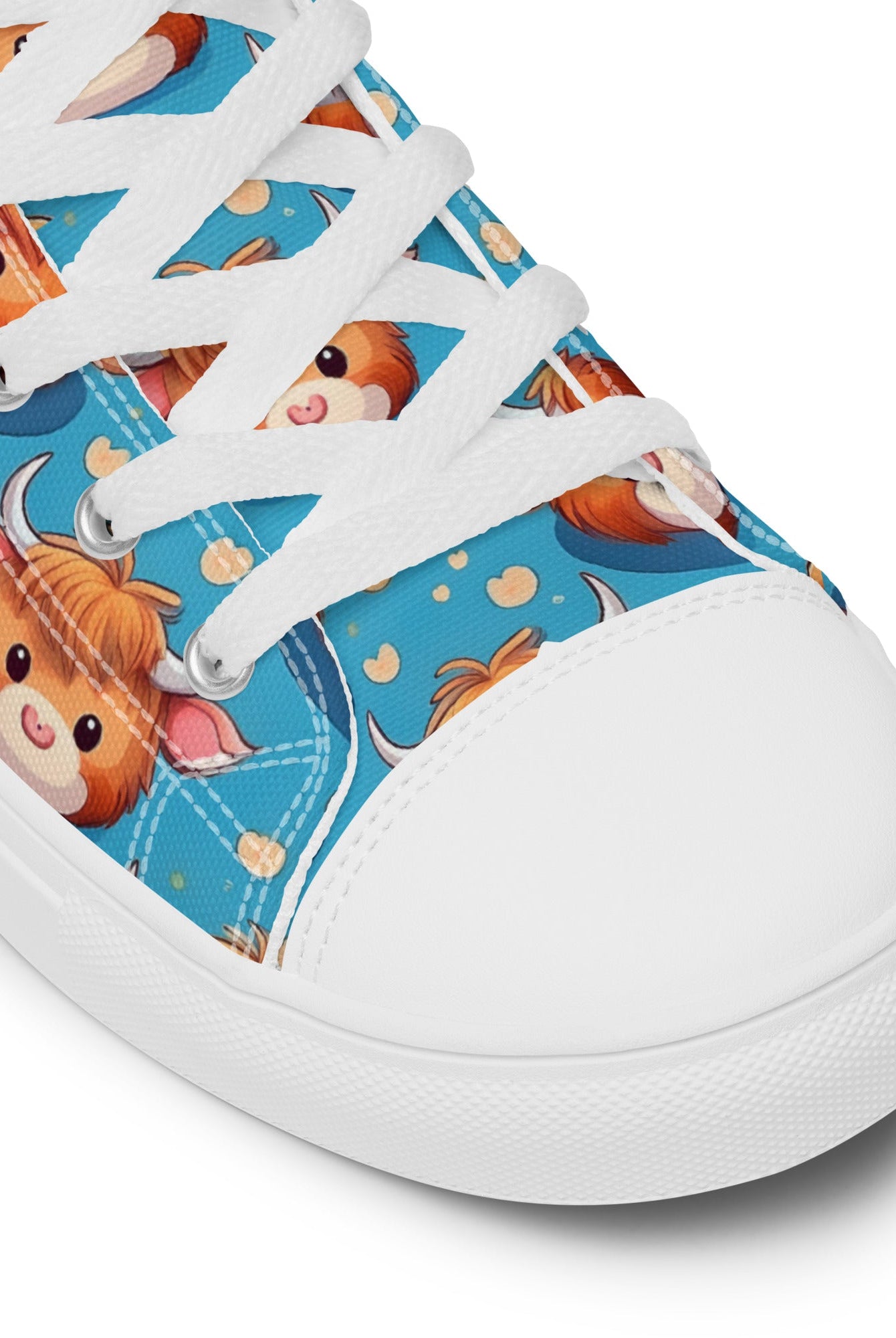 Women’s Highland Cow High Top - Fuerza Athletics