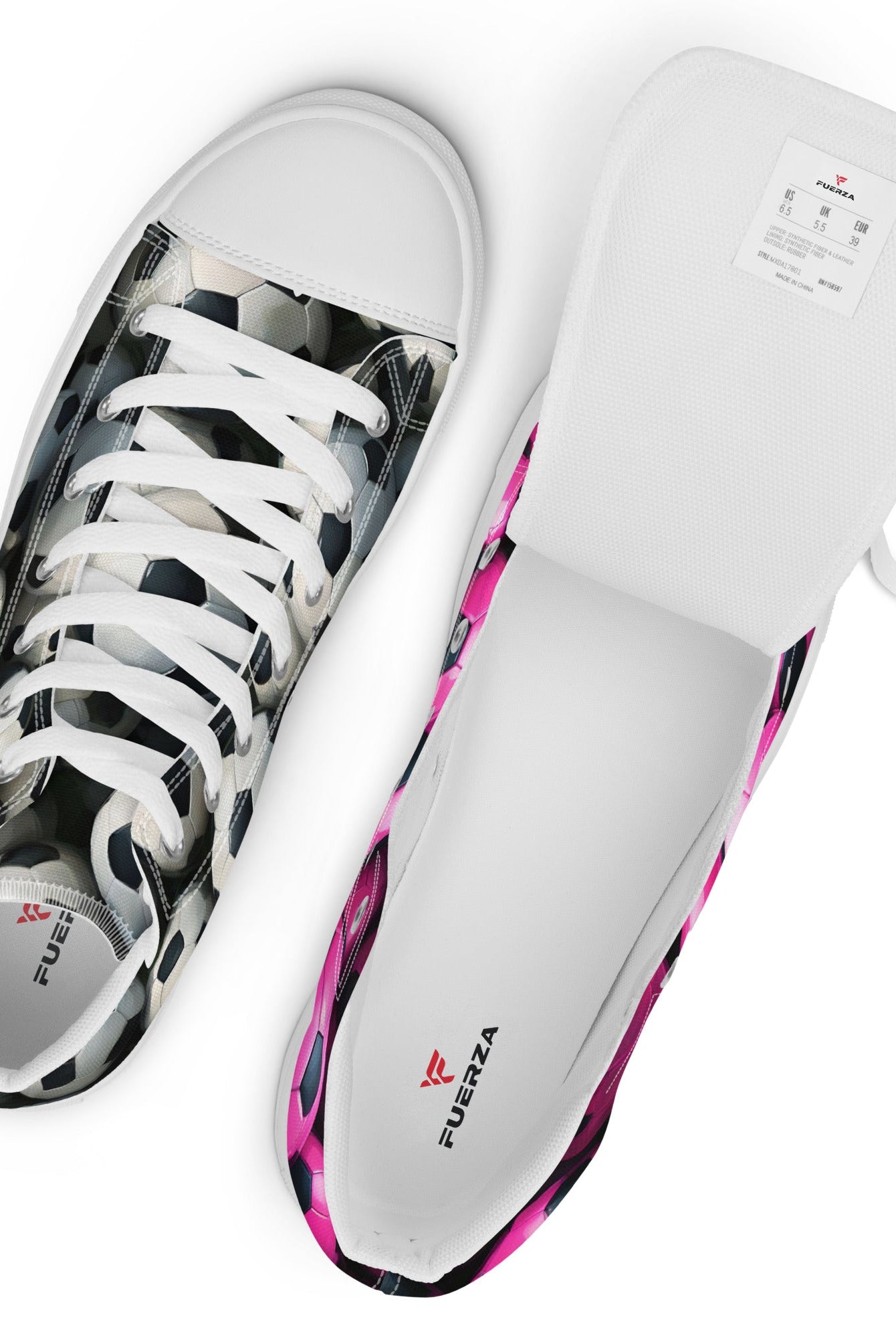 Womens Left Wing High Top's - Fuerza Athletics
