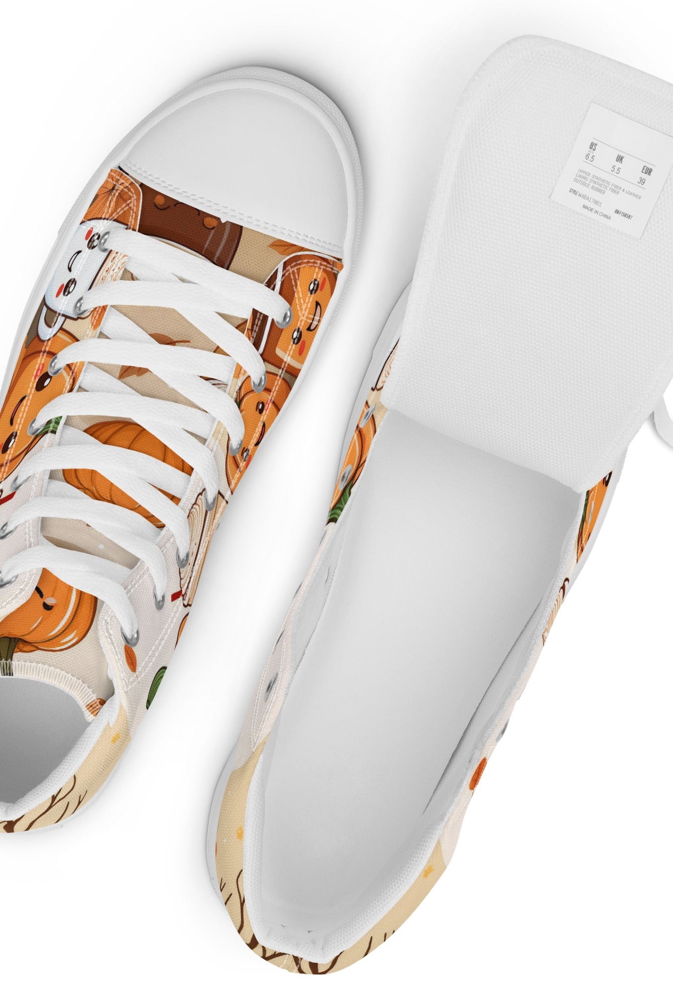 Women’s Pumpkin Spice High Top - Fuerza Athletics