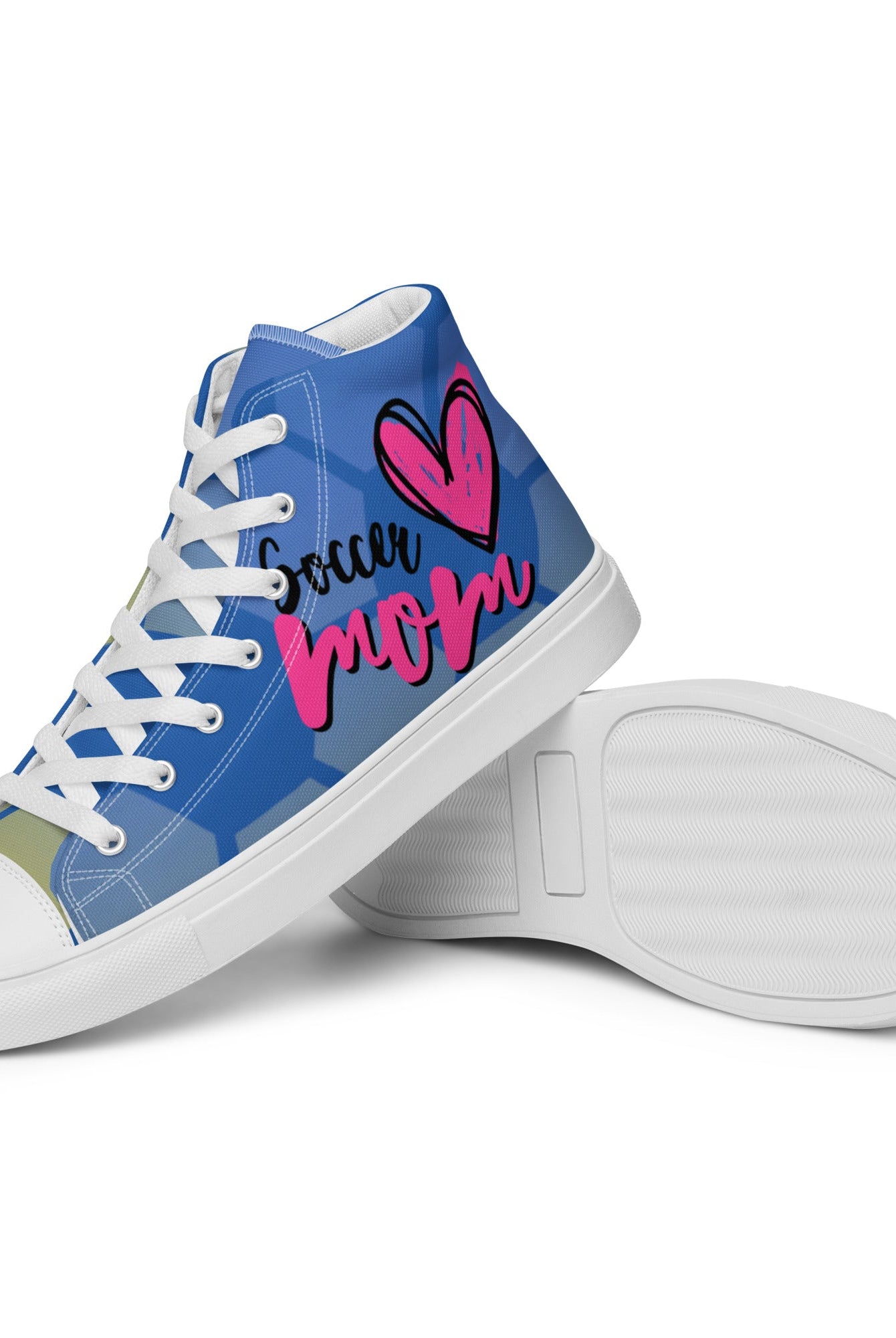 Women's Soccer Mom High Tops - Fuerza Athletics