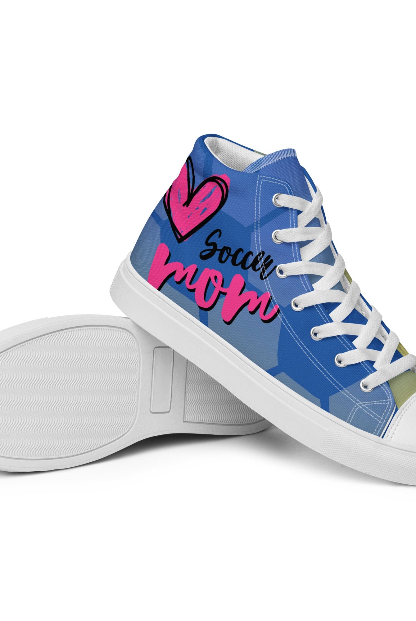 Women's Soccer Mom High Tops - Fuerza Athletics