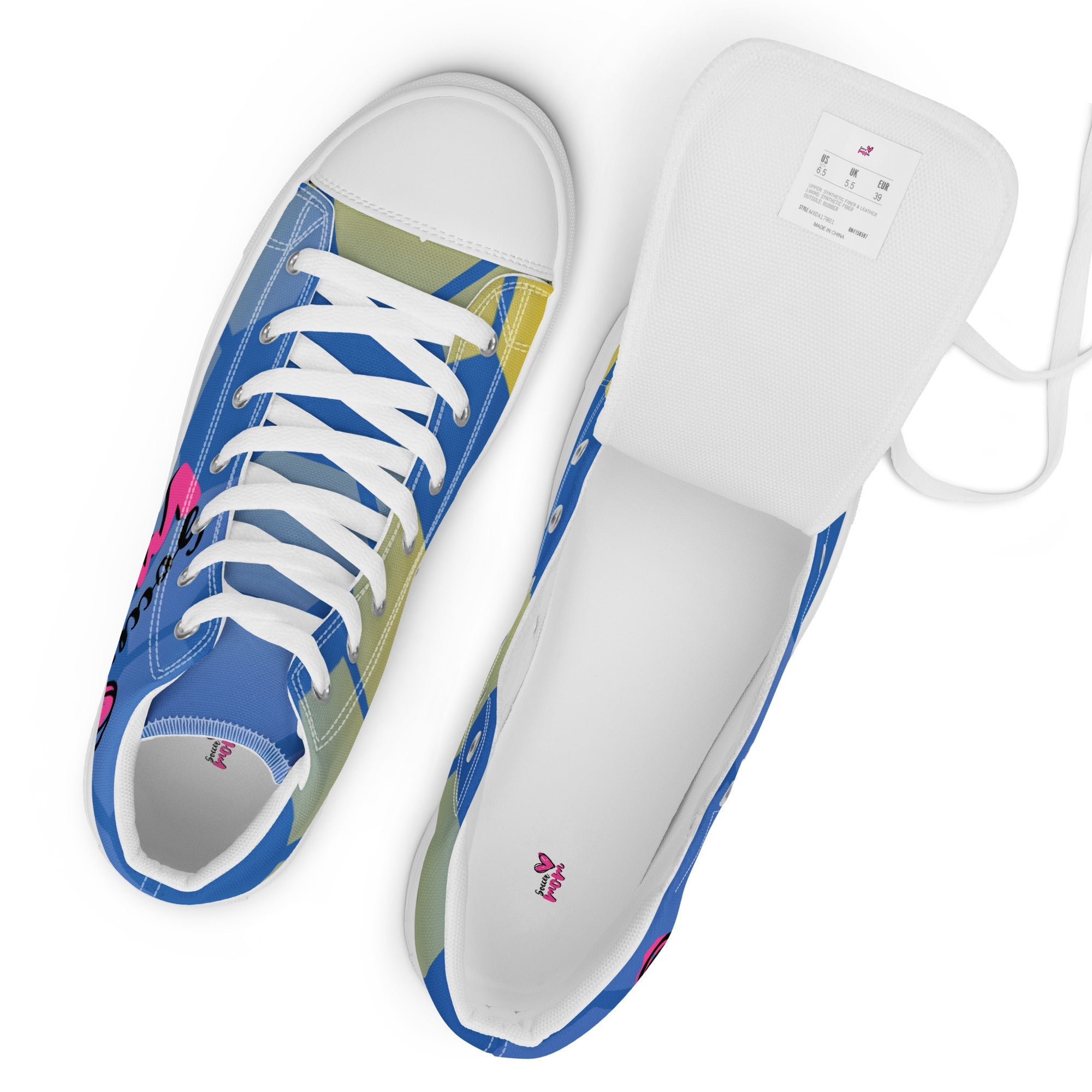 Women's Soccer Mom High Tops - Fuerza Athletics