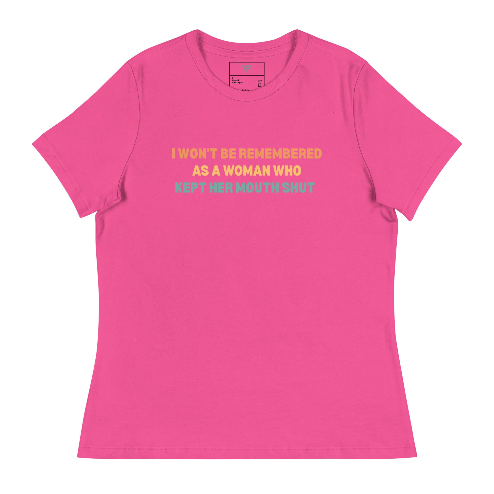 Women's "Speak Up" T-Shirt - Fuerza Athletics