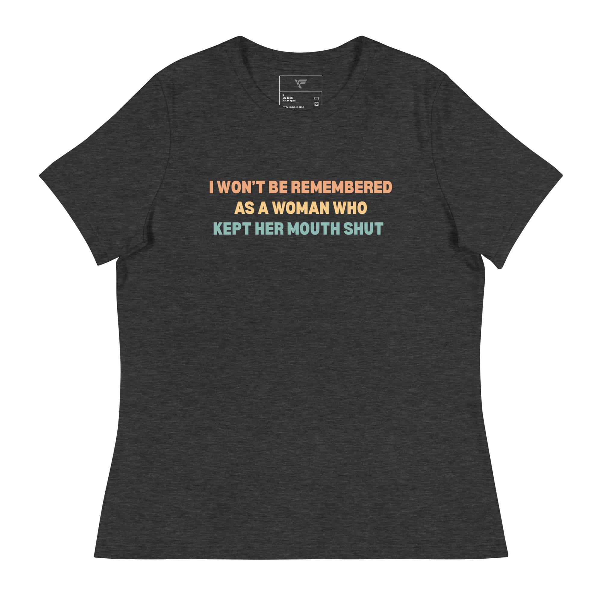 Women's "Speak Up" T-Shirt - Fuerza Athletics